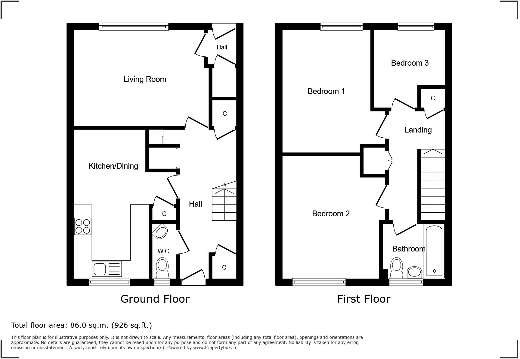 Solent Gardens, Freshwater, Isle of Wight floorplan