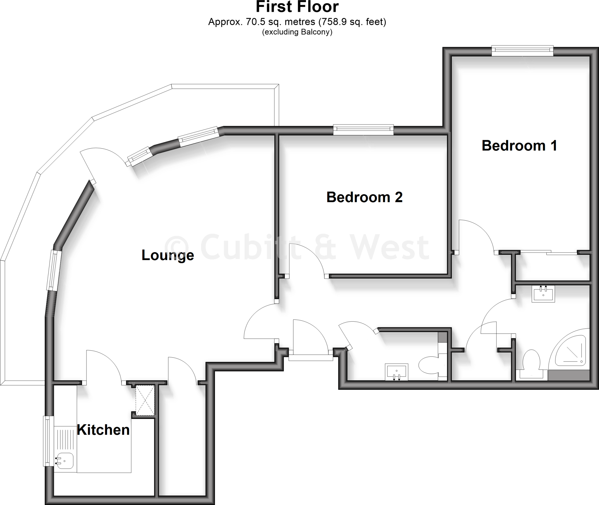 Rowe Avenue, Peacehaven, East Sussex floorplan