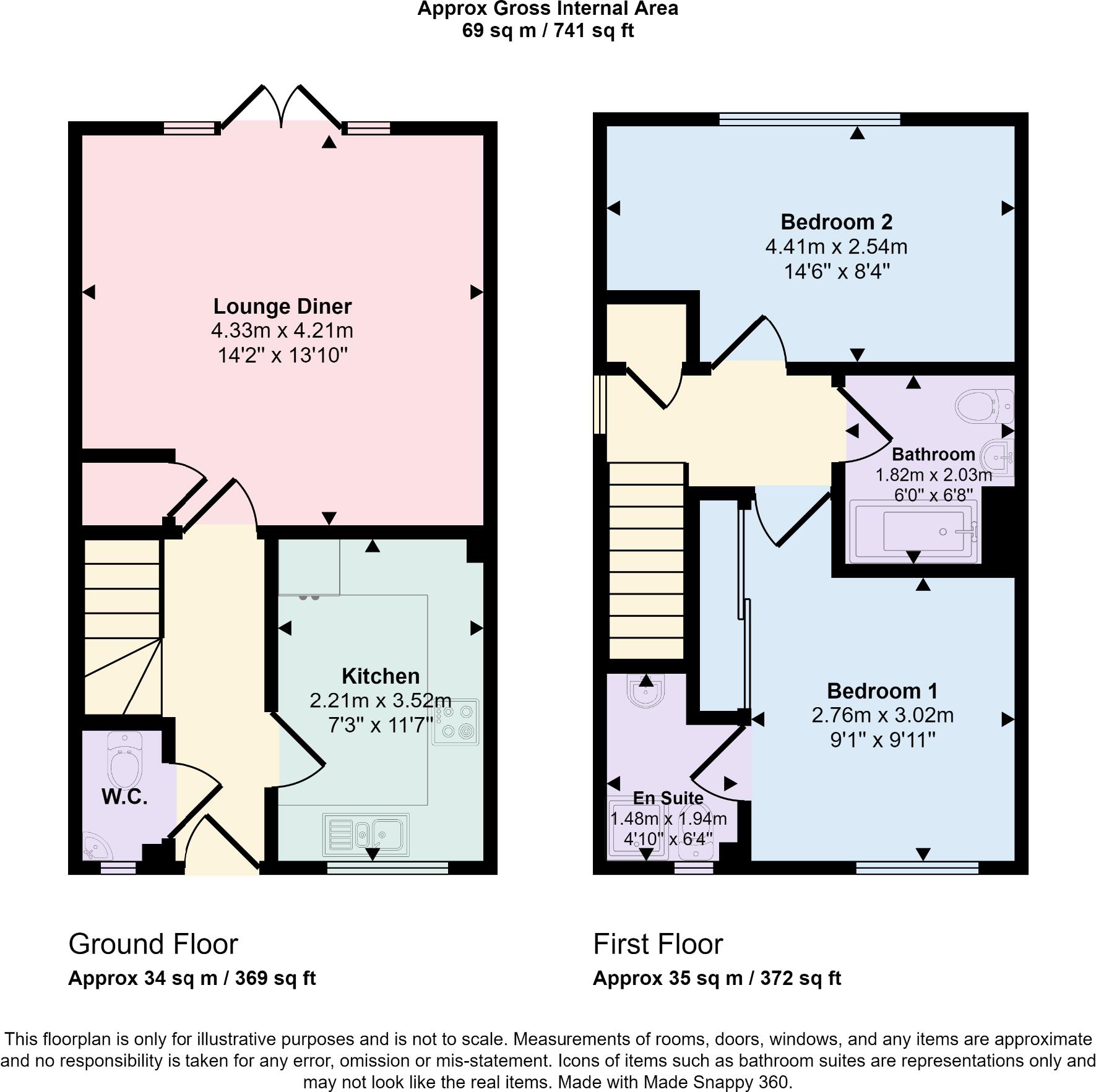 Felstead Crescent, Stansted floorplan