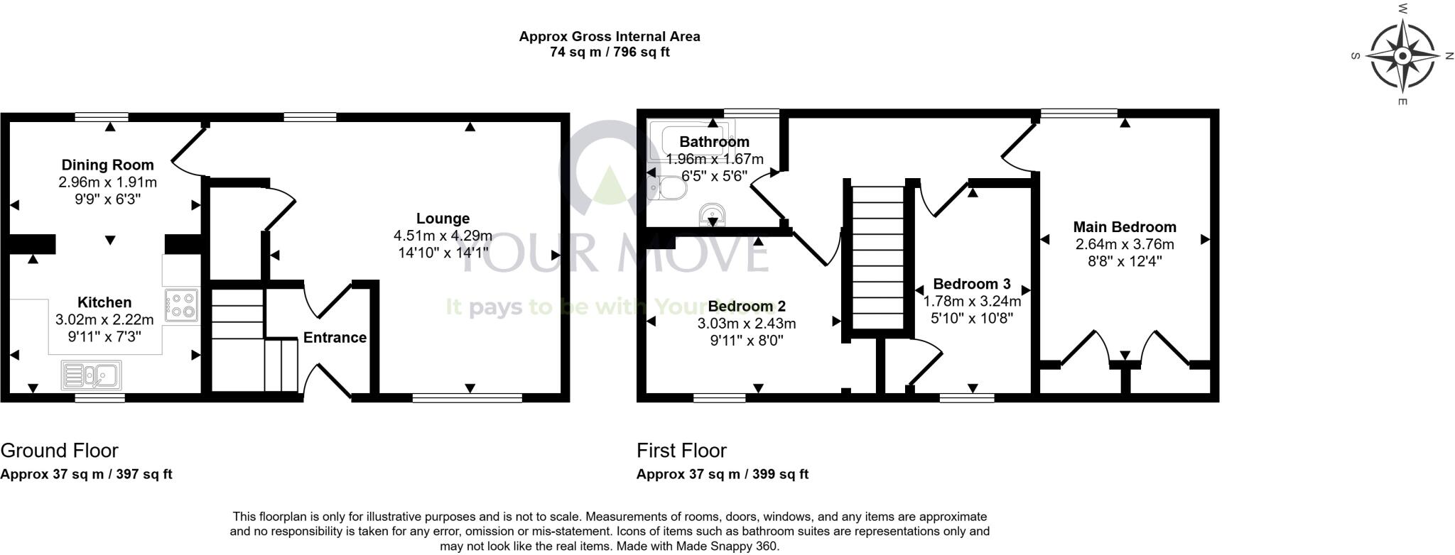 Bonnygate, Cupar, Fife, KY15 floorplan