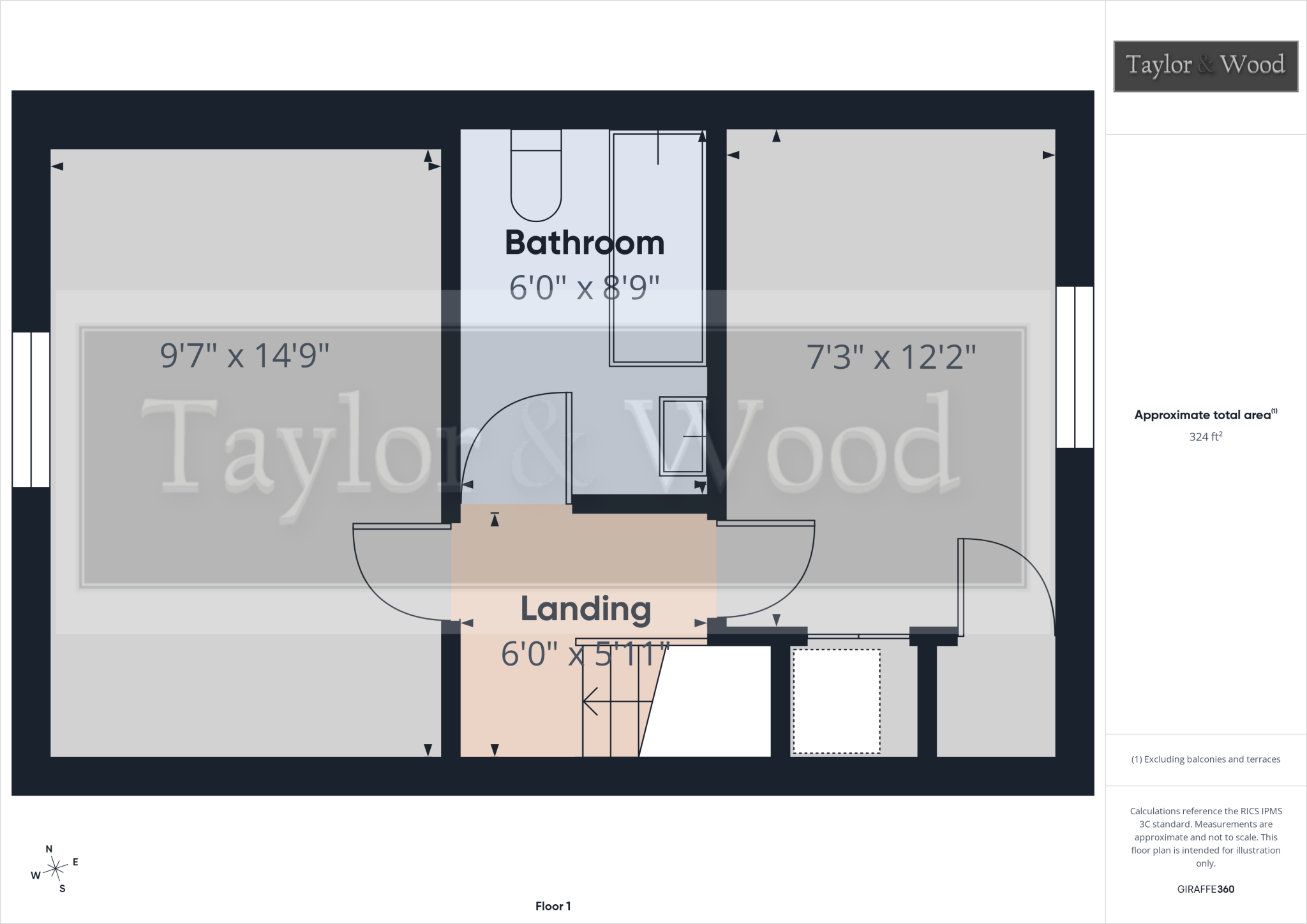 Ralph Avenue, Gee Cross village   floorplan