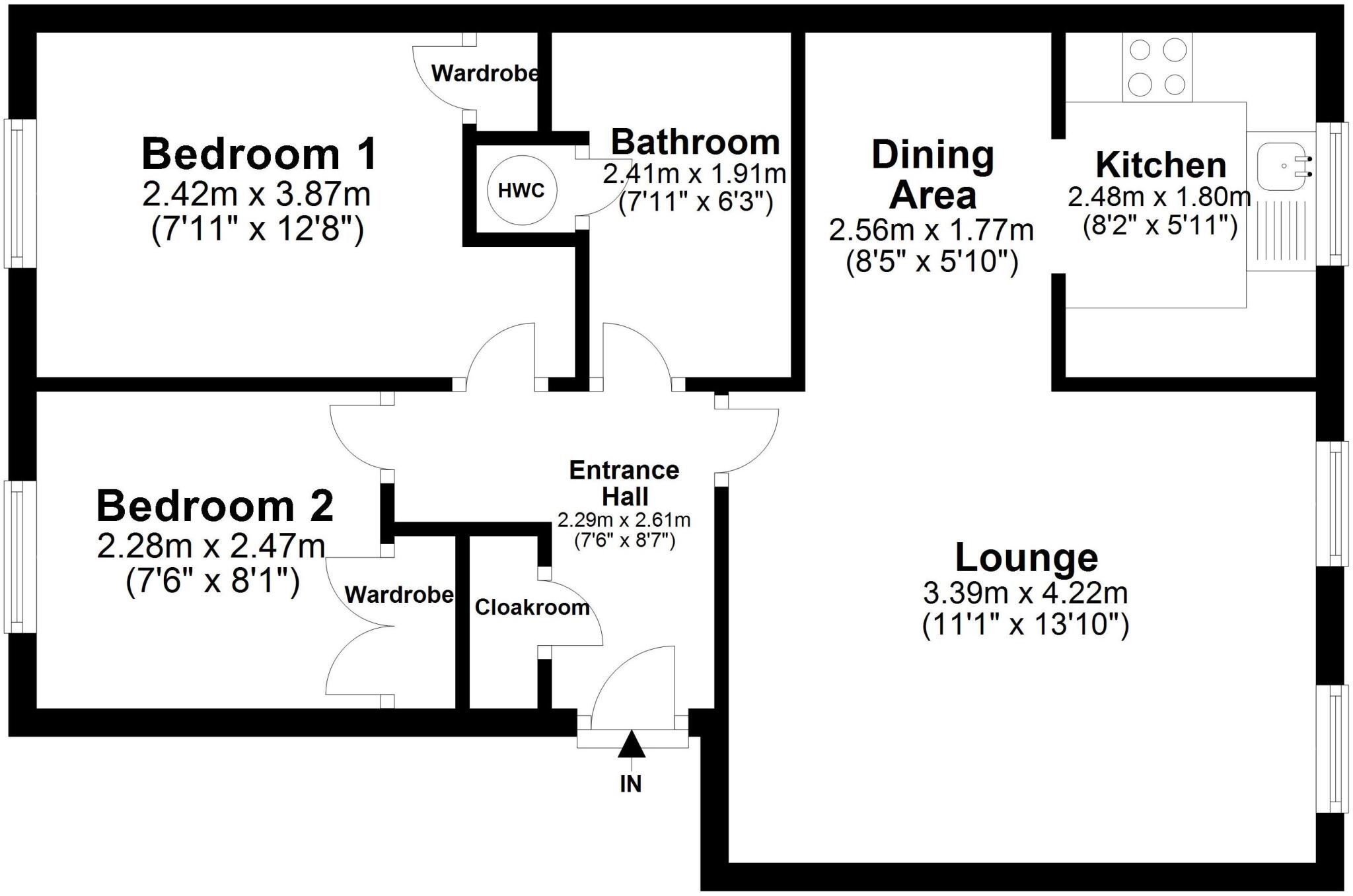Gell Street, Sheffield floorplan