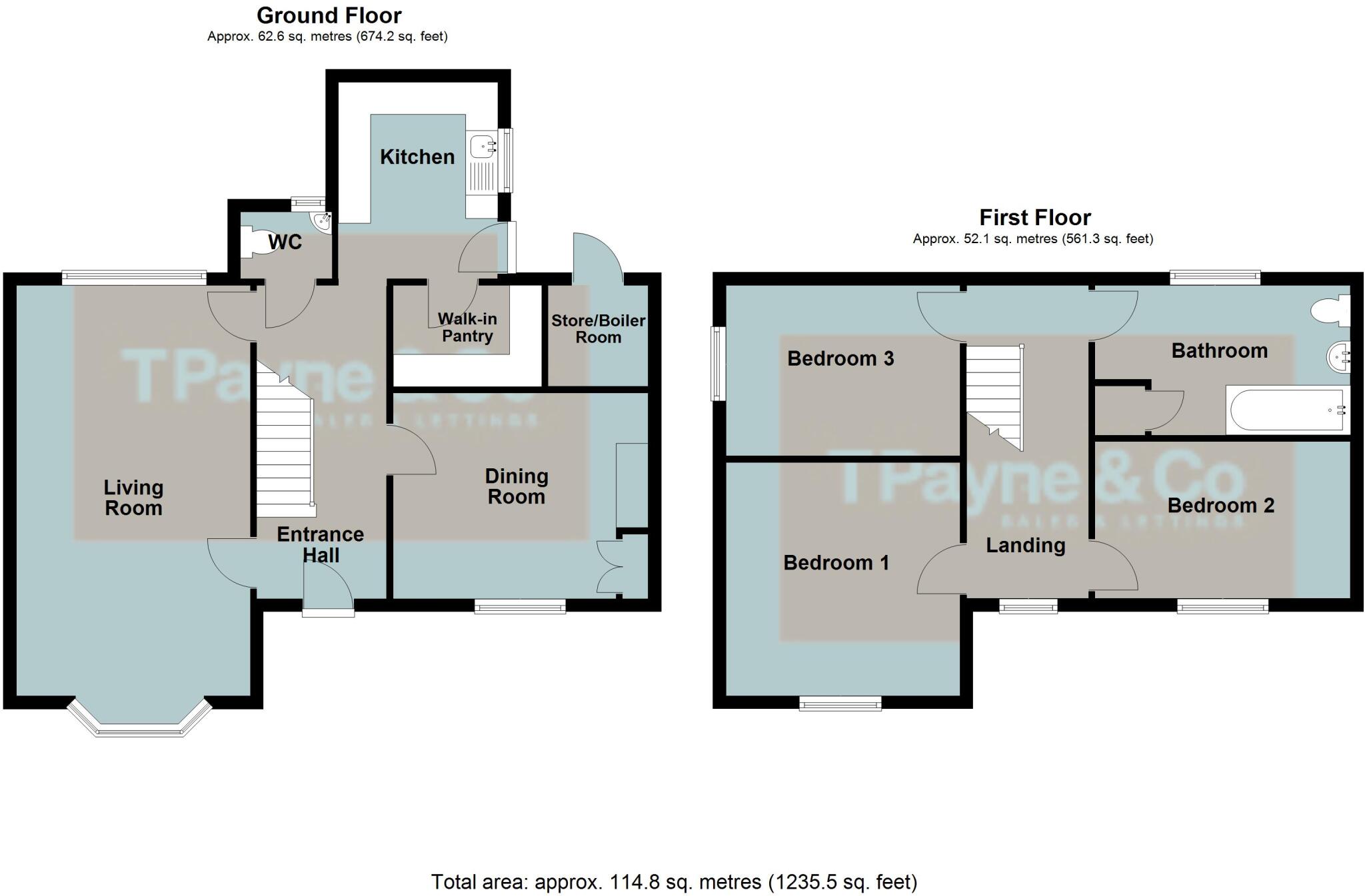 Murrow Bank, Murrow, Wisbech, Cambs., PE13 4HD floorplan