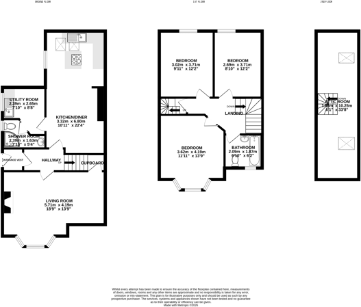 Braeside, 21 Douglas Road East
Hawick, TD9 9NU floorplan