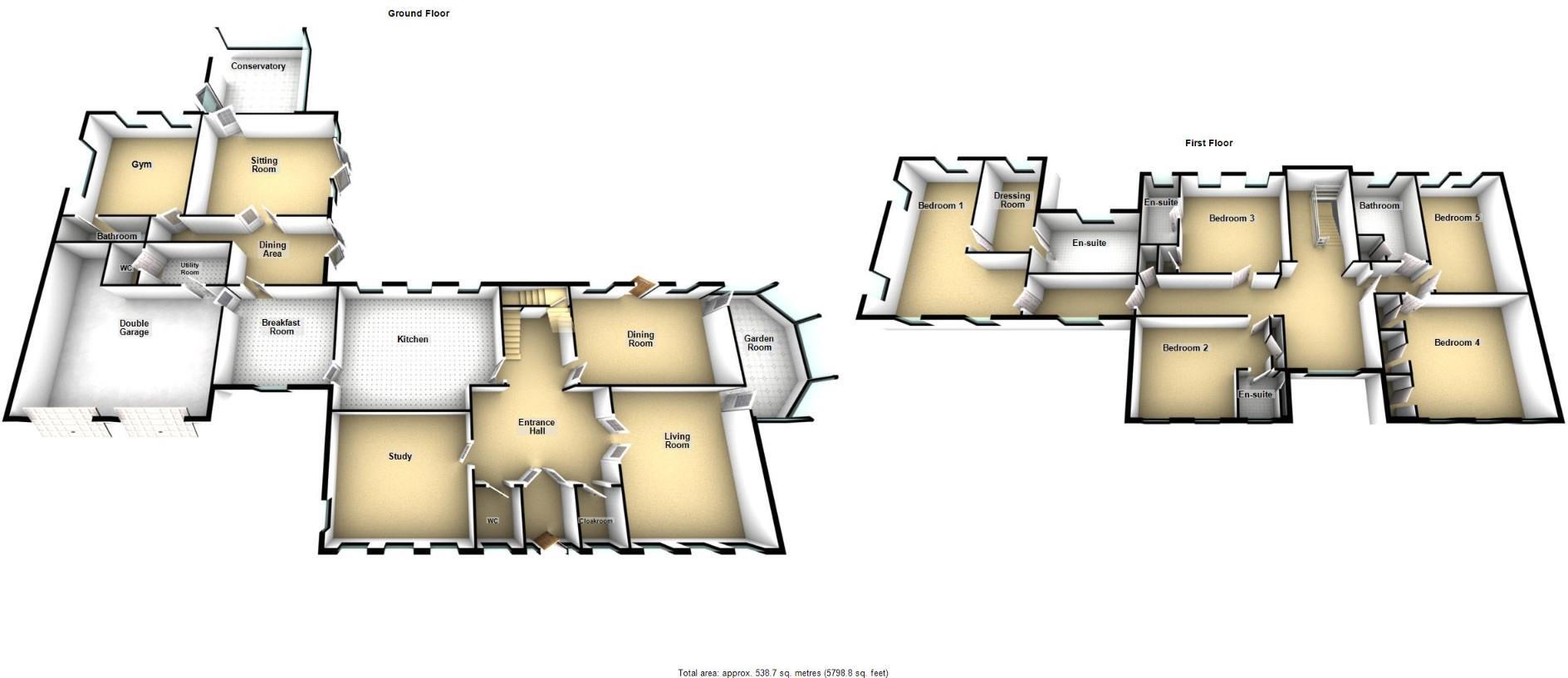 Burgham Park, Felton, Morpeth floorplan