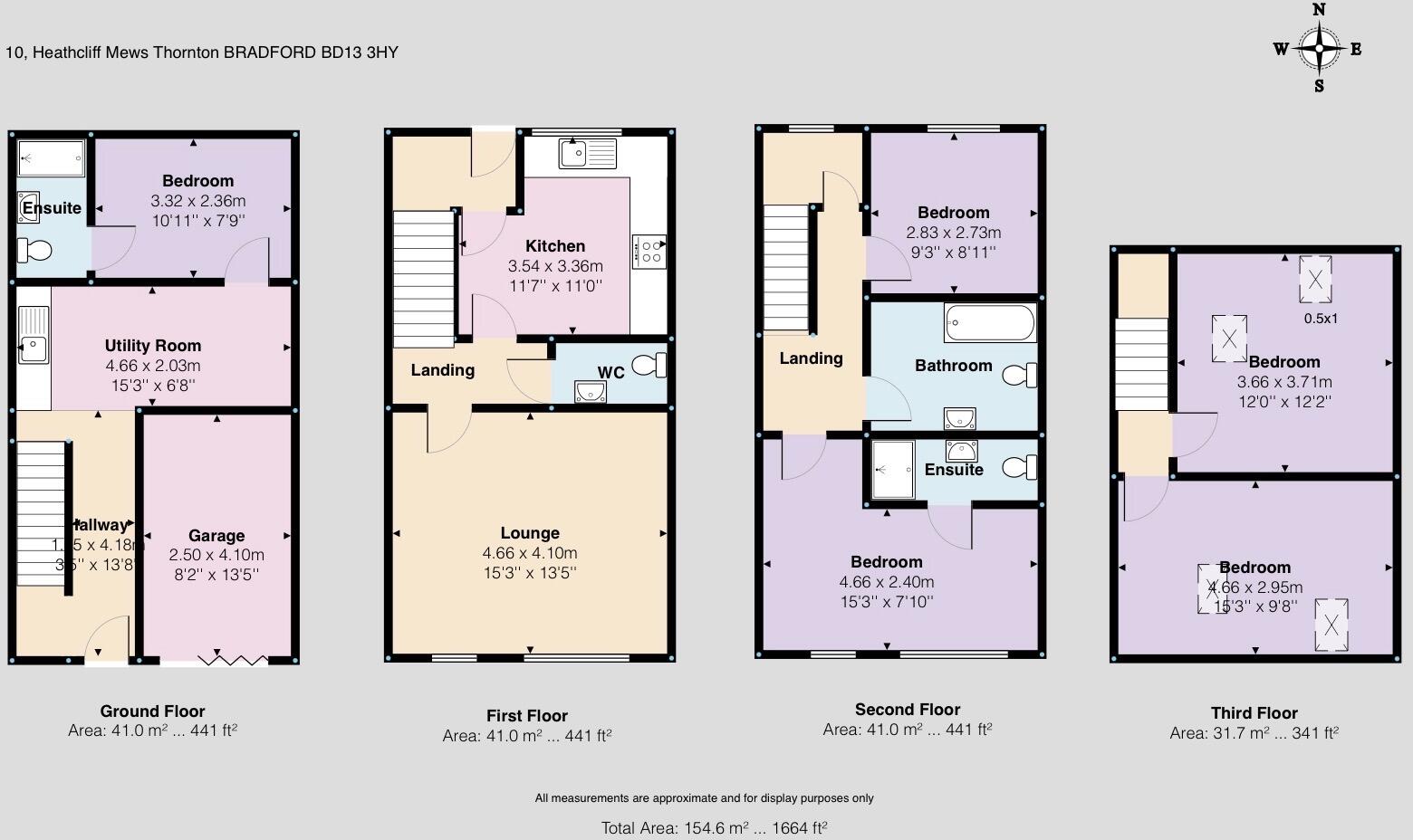 Heathcliff Mews, Thornton, BD13 floorplan