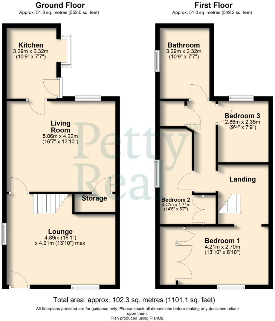 Fothergill Street, Colne floorplan