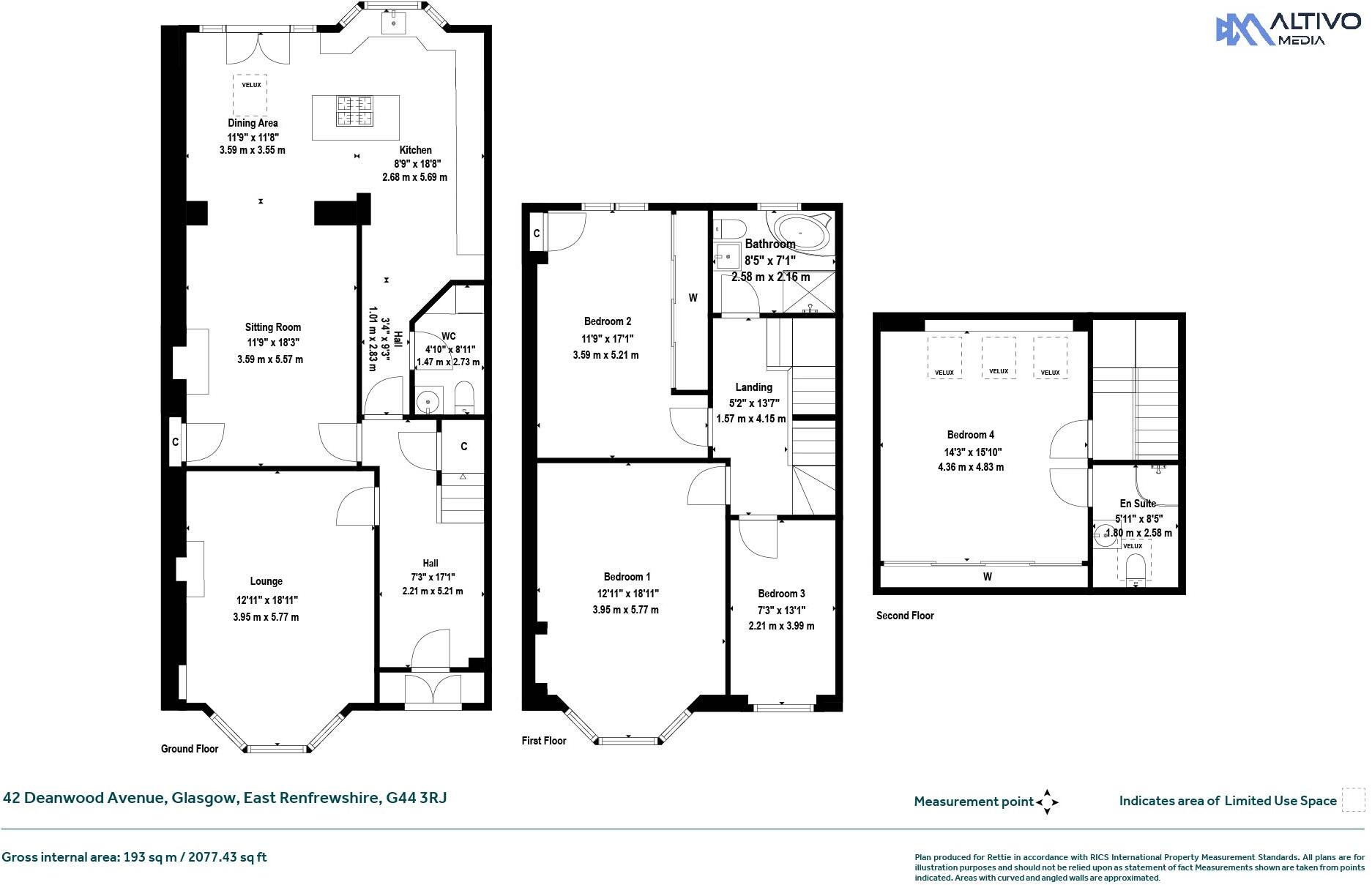 42, Deanwood Avenue, Glasgow, East Renfrewshire floorplan