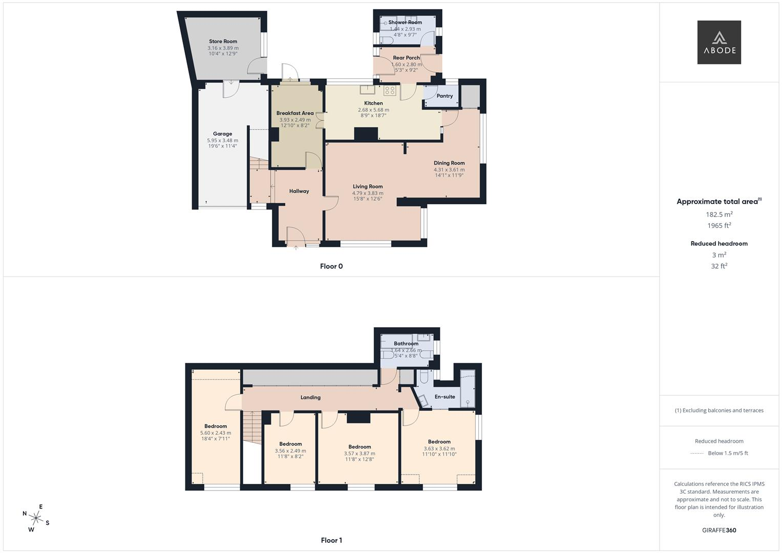 Jacks Lane, Marchington, Staffordshire floorplan