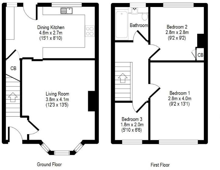 Shelf Hall Lane, Shelf, Halifax floorplan