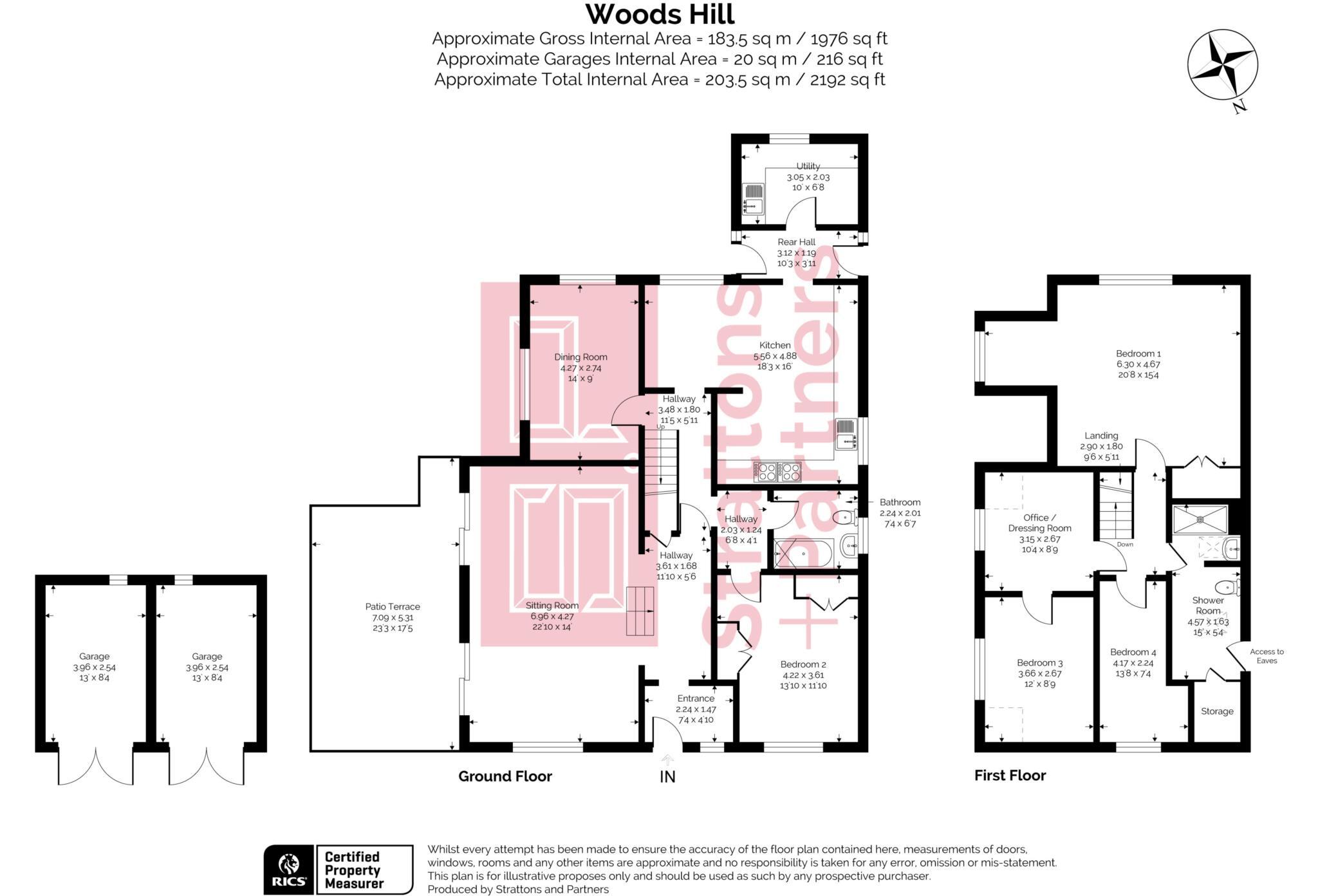 Woods Hill, Limpley Stoke floorplan
