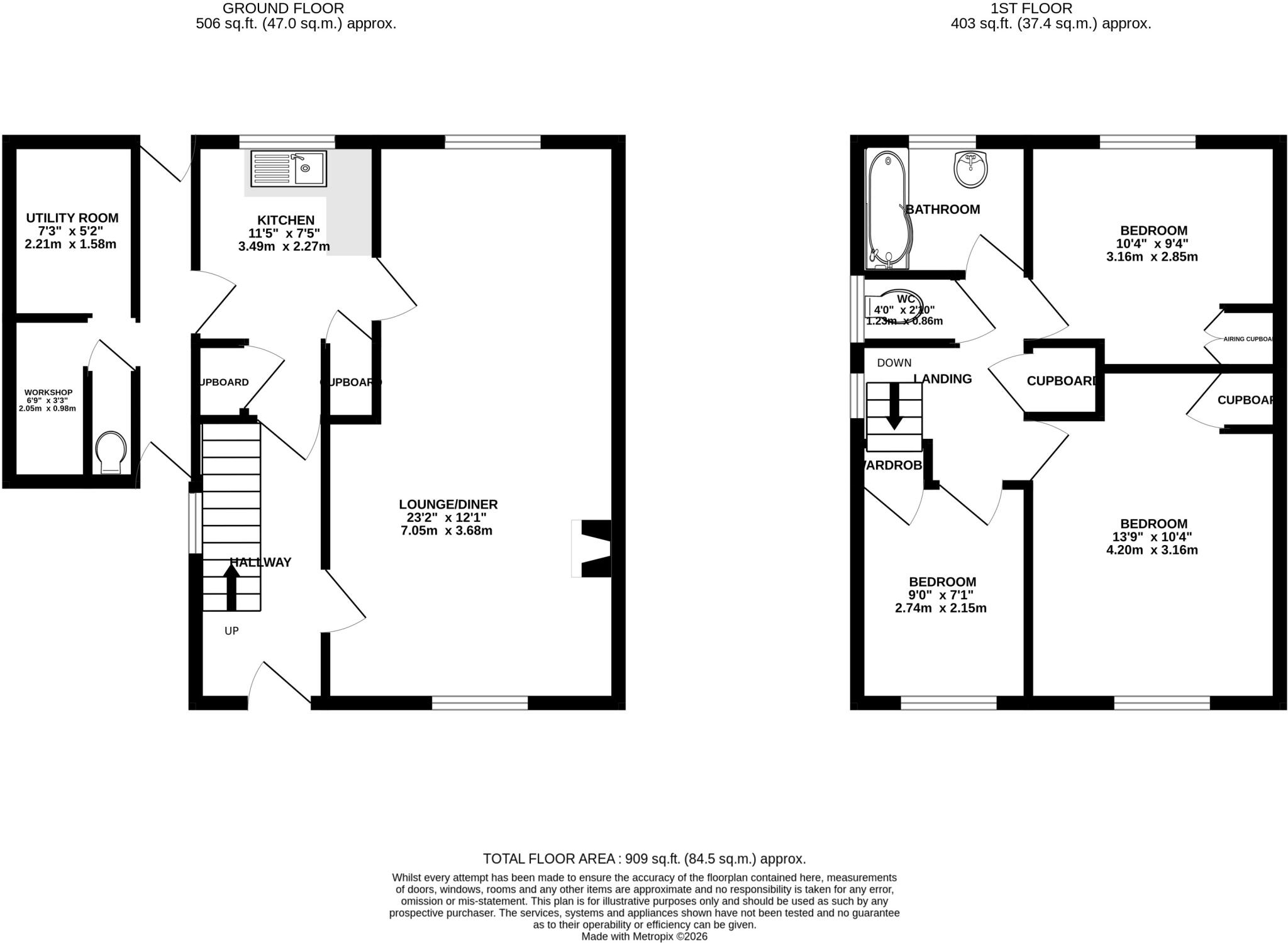 Ross Road, Aston Abbotts floorplan
