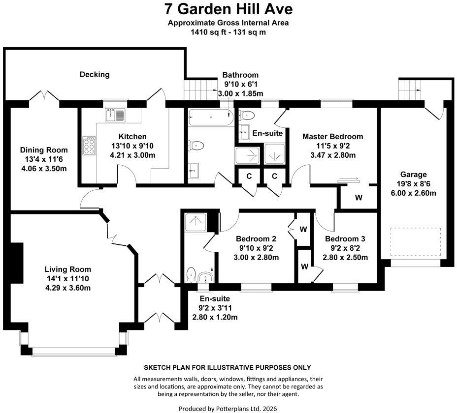 7 Garden Hill Avenue, Castle Douglas, Dumfries and Galloway, DG7 floorplan
