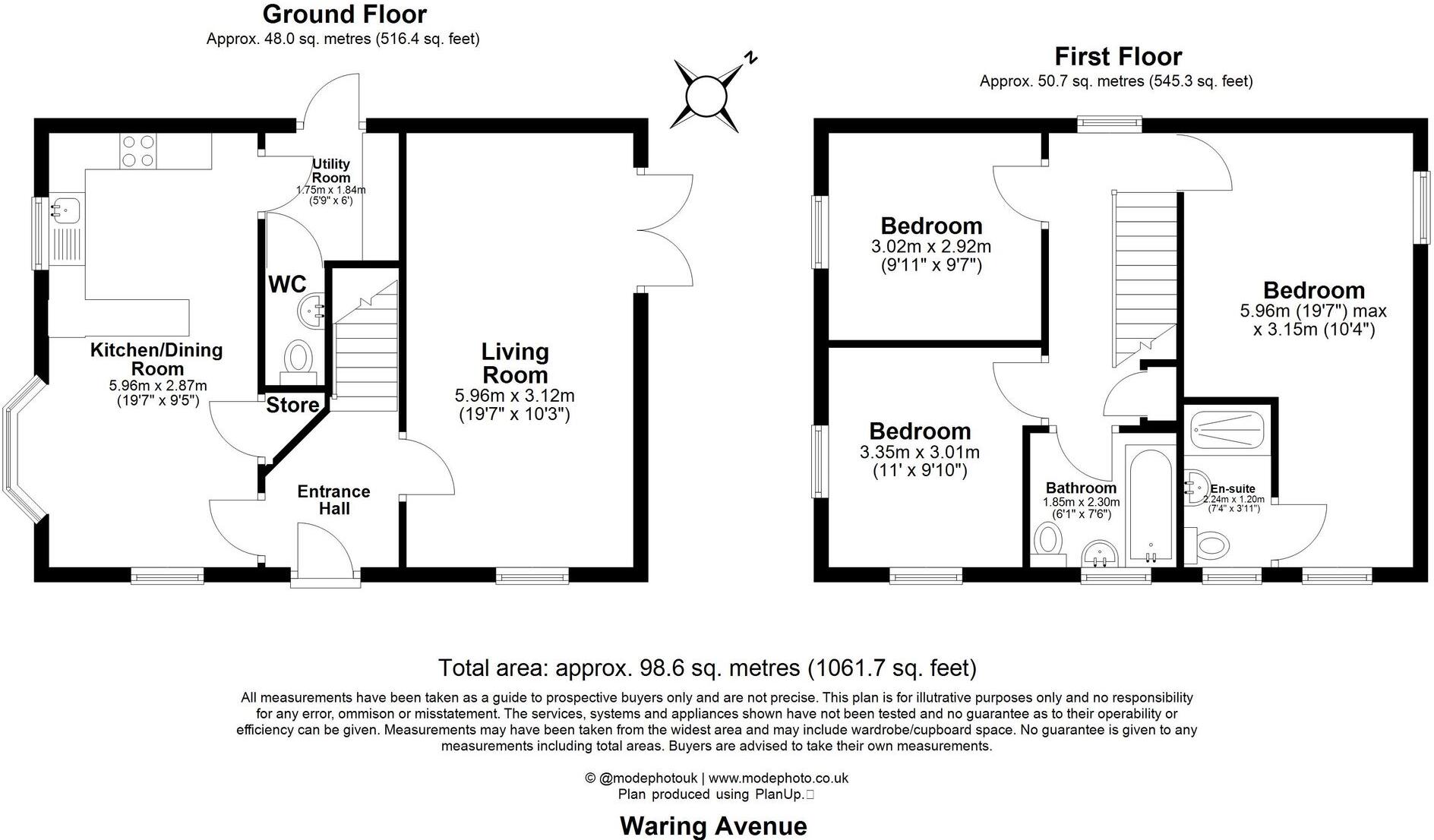 Waring Avenue, Heybridge, CM9 floorplan