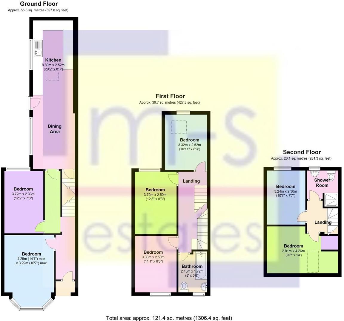 BILLS INCLUDED £130pppw Cottesmore Road, Lenton, Nottingham floorplan
