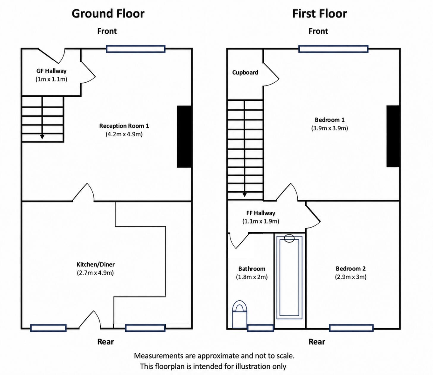 Emma Street, Consett floorplan