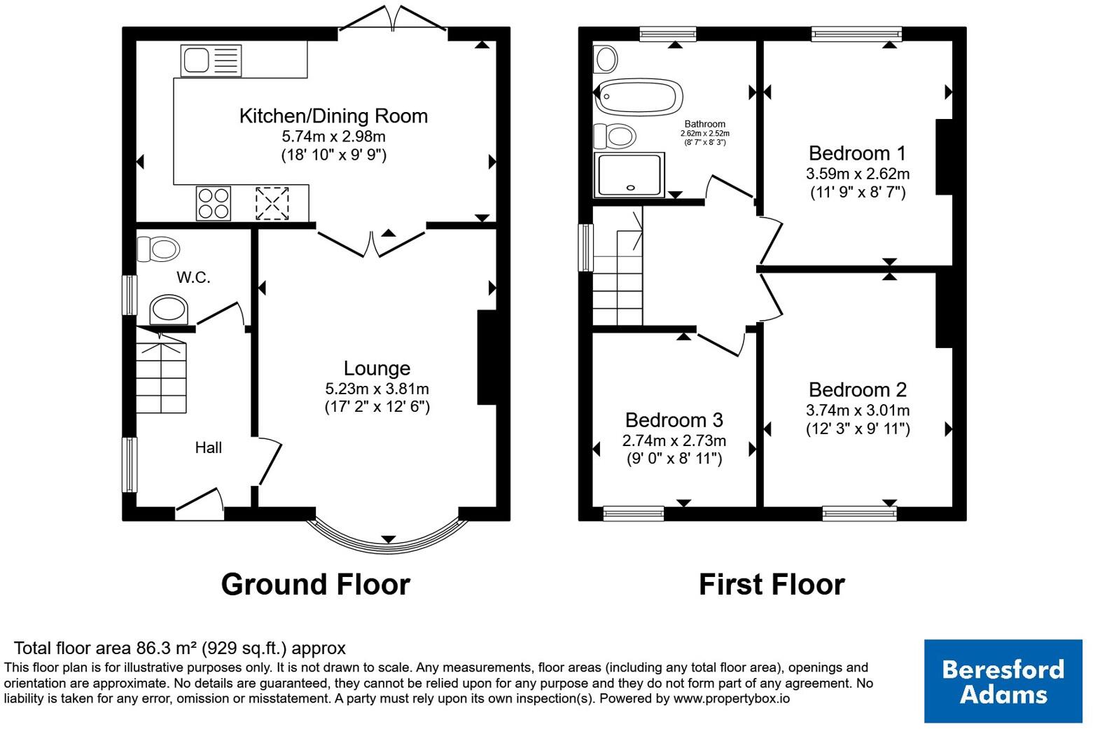 Pen Y Glyn, Bagillt, Flintshire, CH6 floorplan