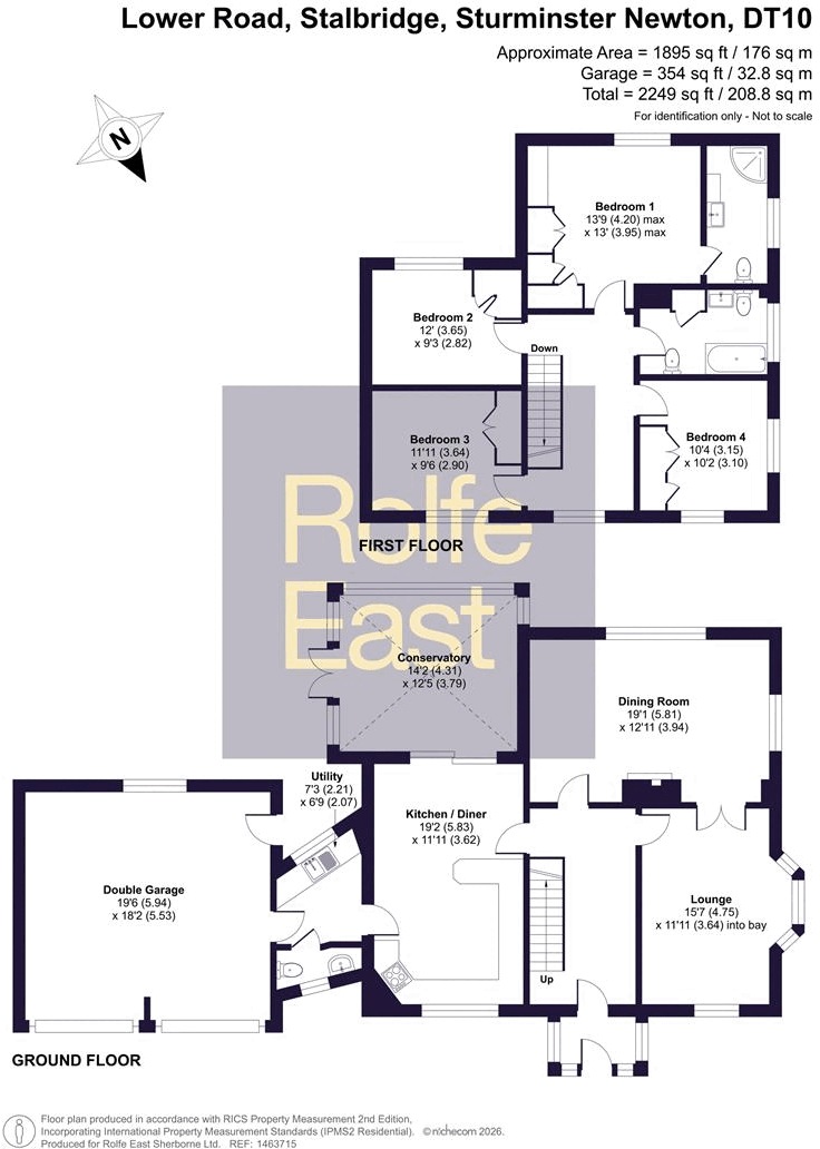 The Paddocks Lower Road, Stalbridge, Sturminster Newton floorplan