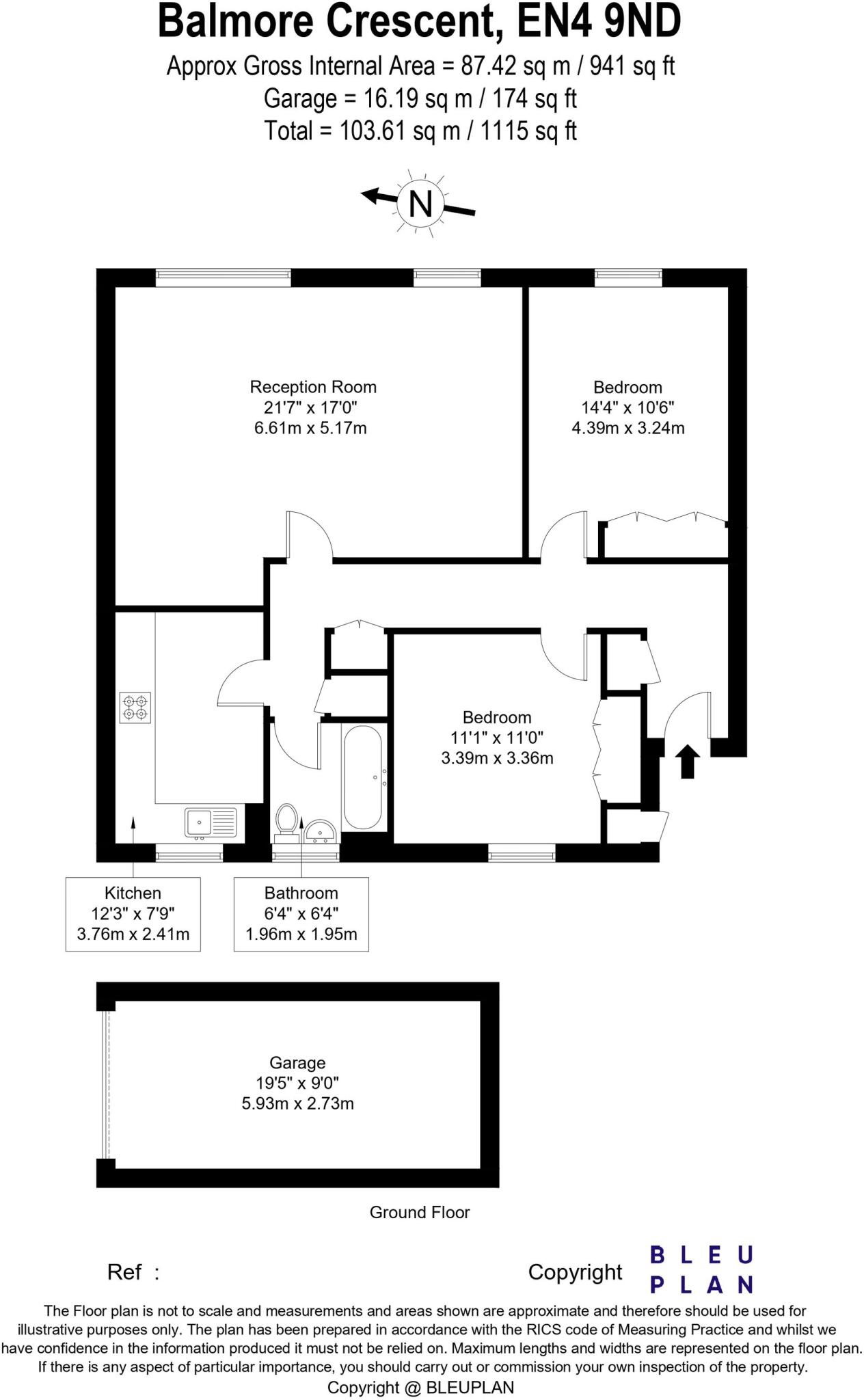 Balmore Crescent, Barnet, EN4 floorplan