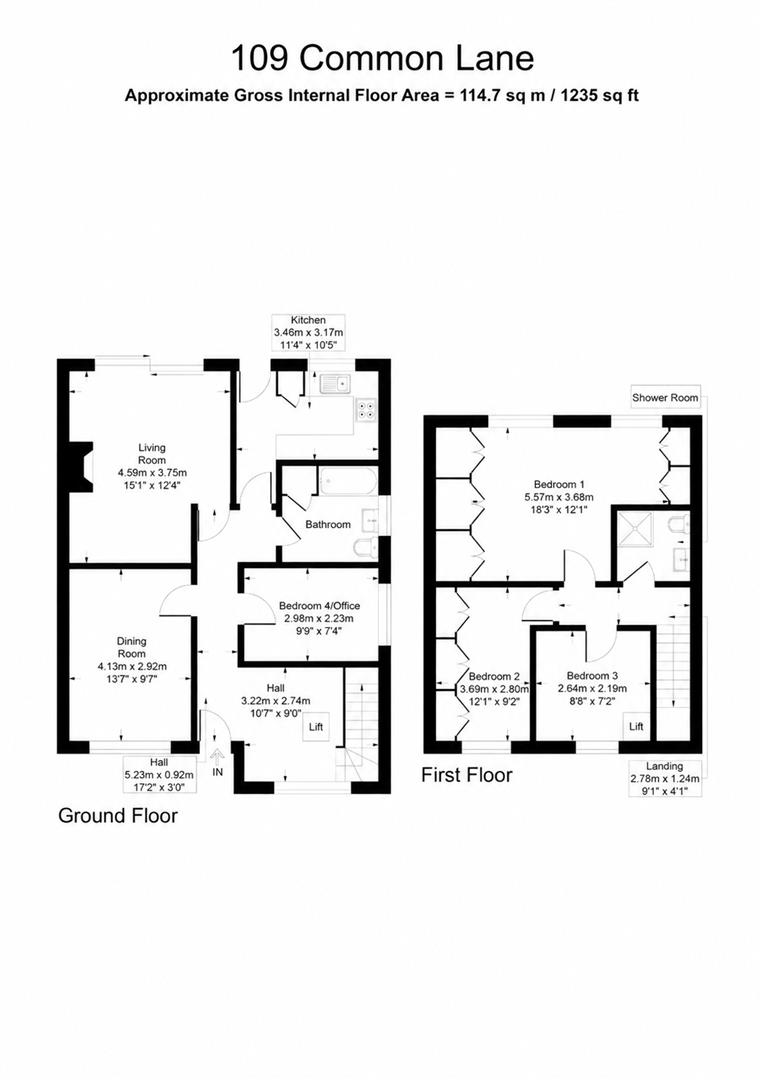 Common Lane, Benfleet floorplan