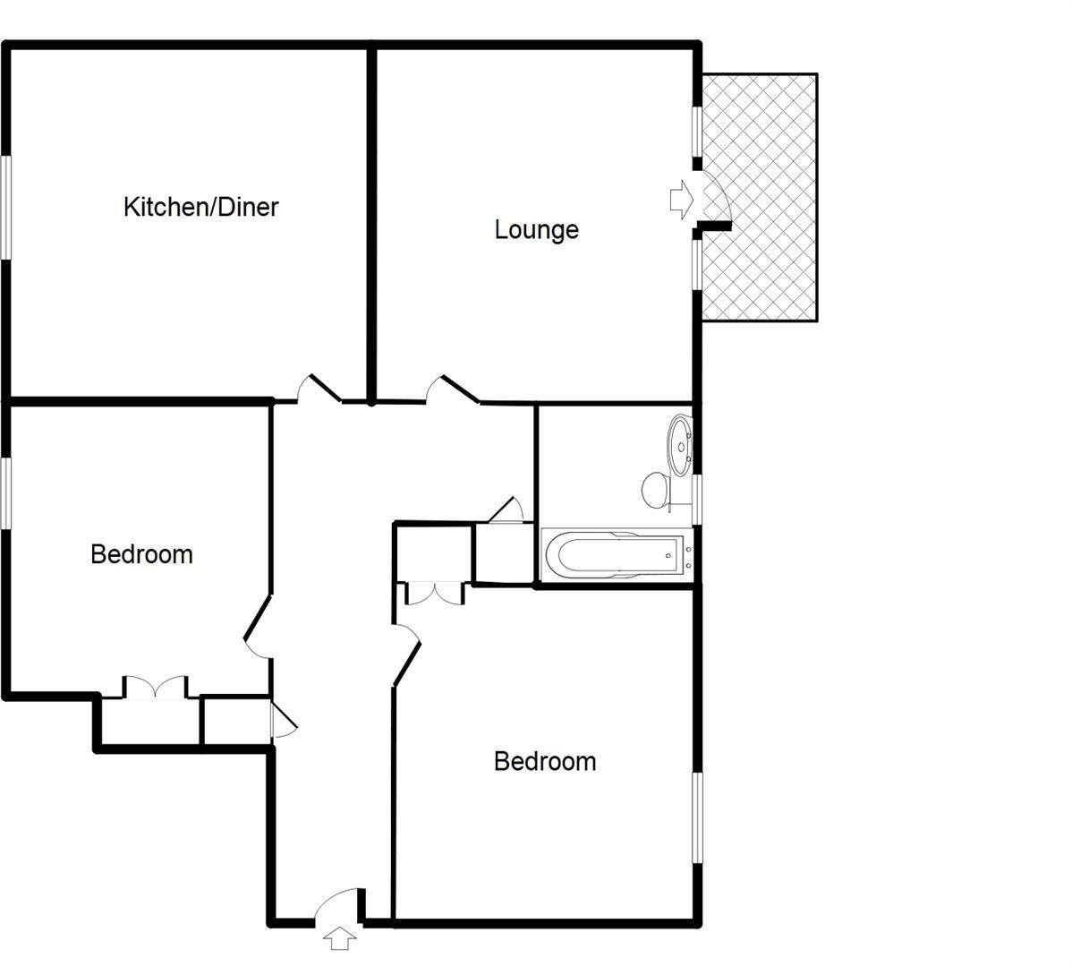Magnus Place, Ropetackle, Shoreham By Sea, BN43 floorplan