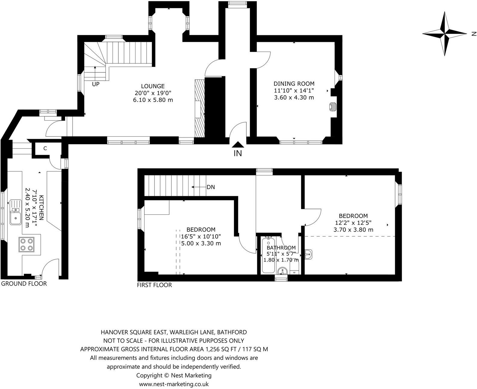 Hanover Square East, Warleigh Lane, Bathford, Bath floorplan