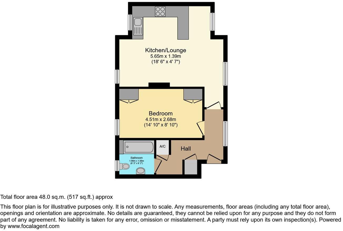 Temple Place, Reading, RG1 floorplan