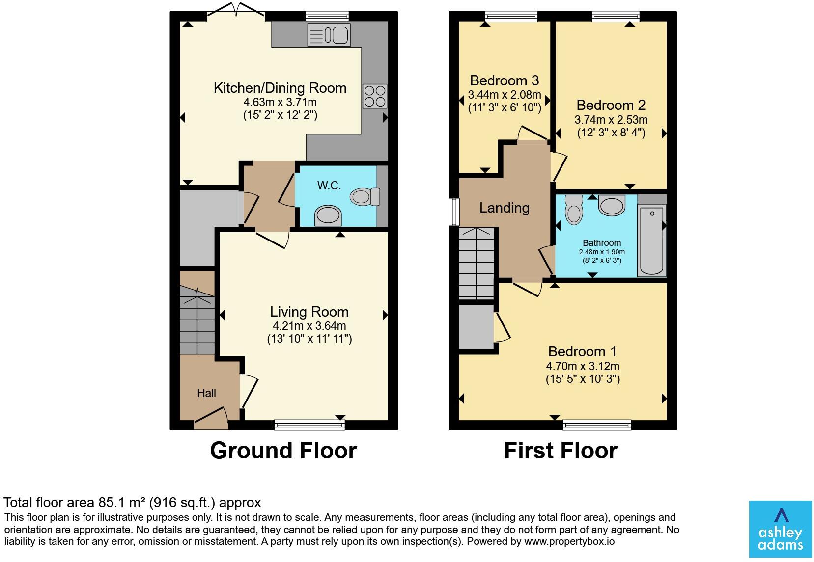 Queen Anne Drive, Allestree, Derby floorplan
