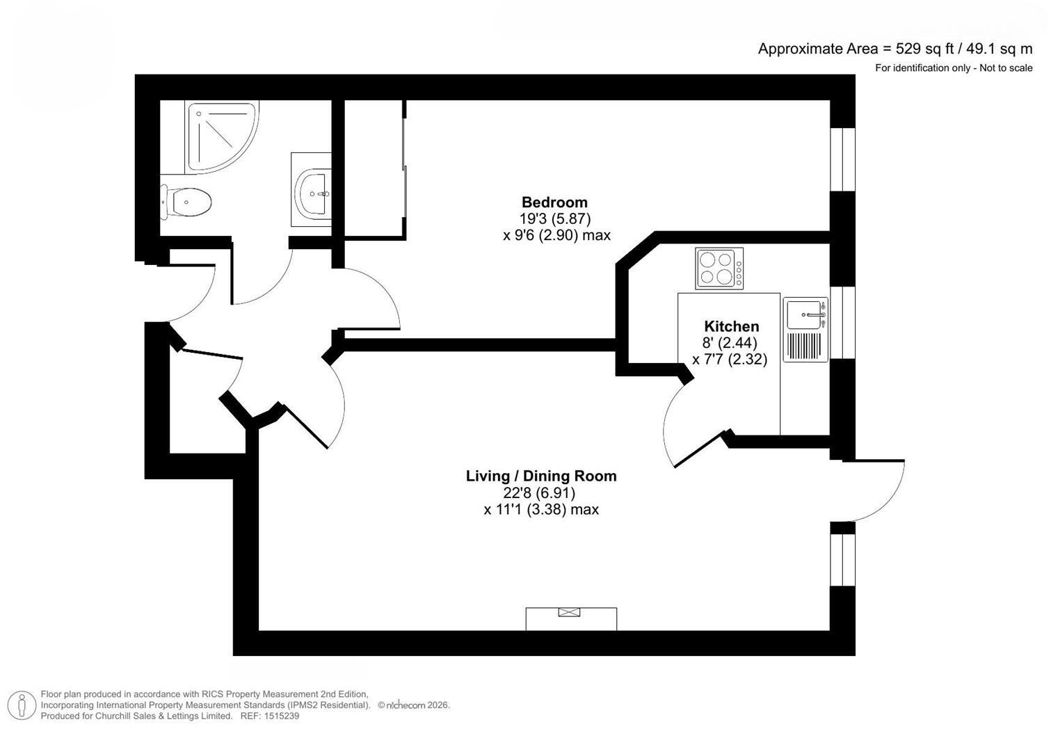 Sachs Lodge, Torquay, Devon floorplan