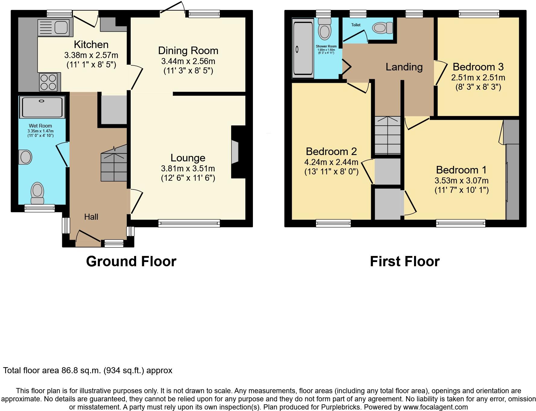 Churchfield Road, Liverpool, L25 floorplan