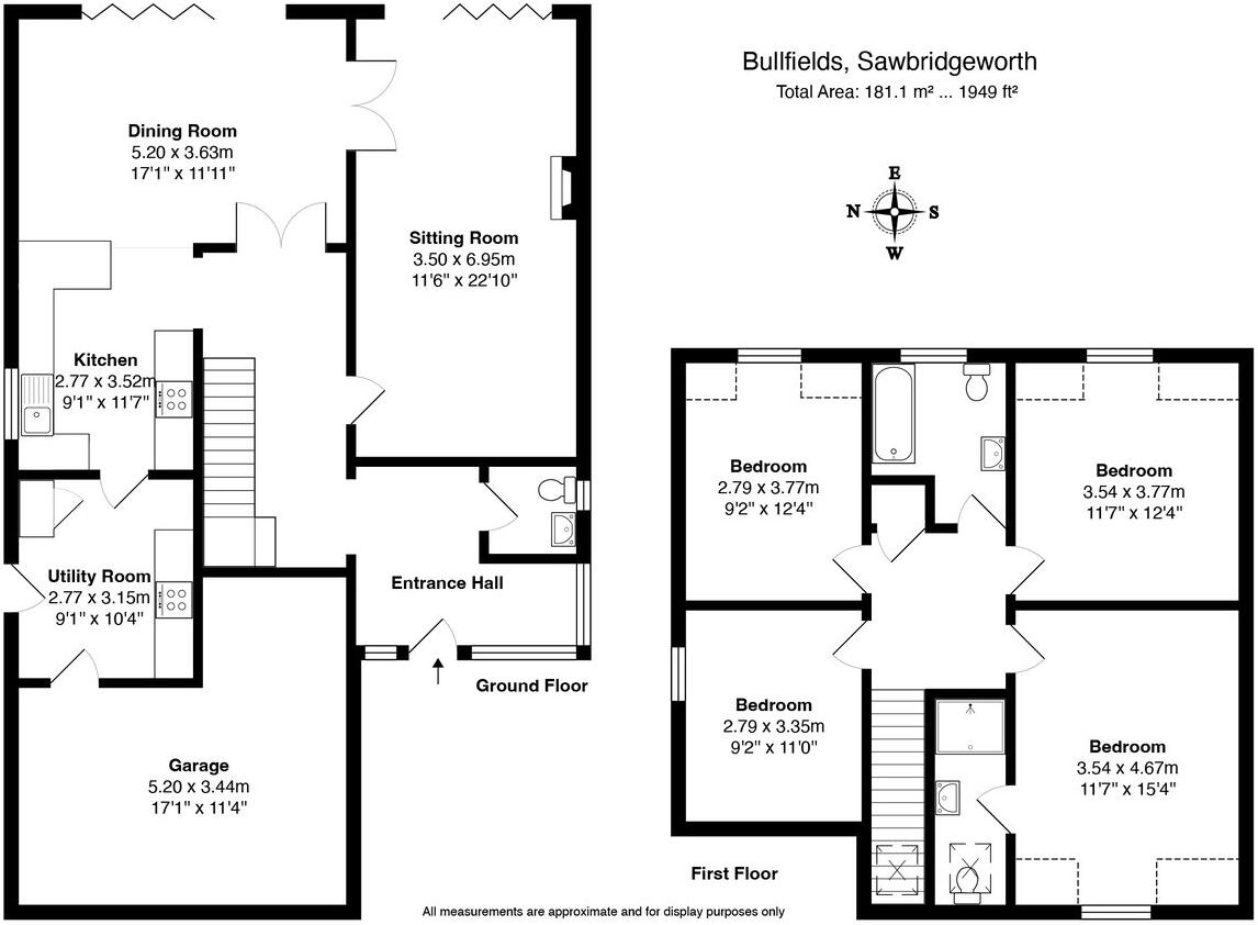 Bullfields, Sawbridgeworth, CM21 floorplan