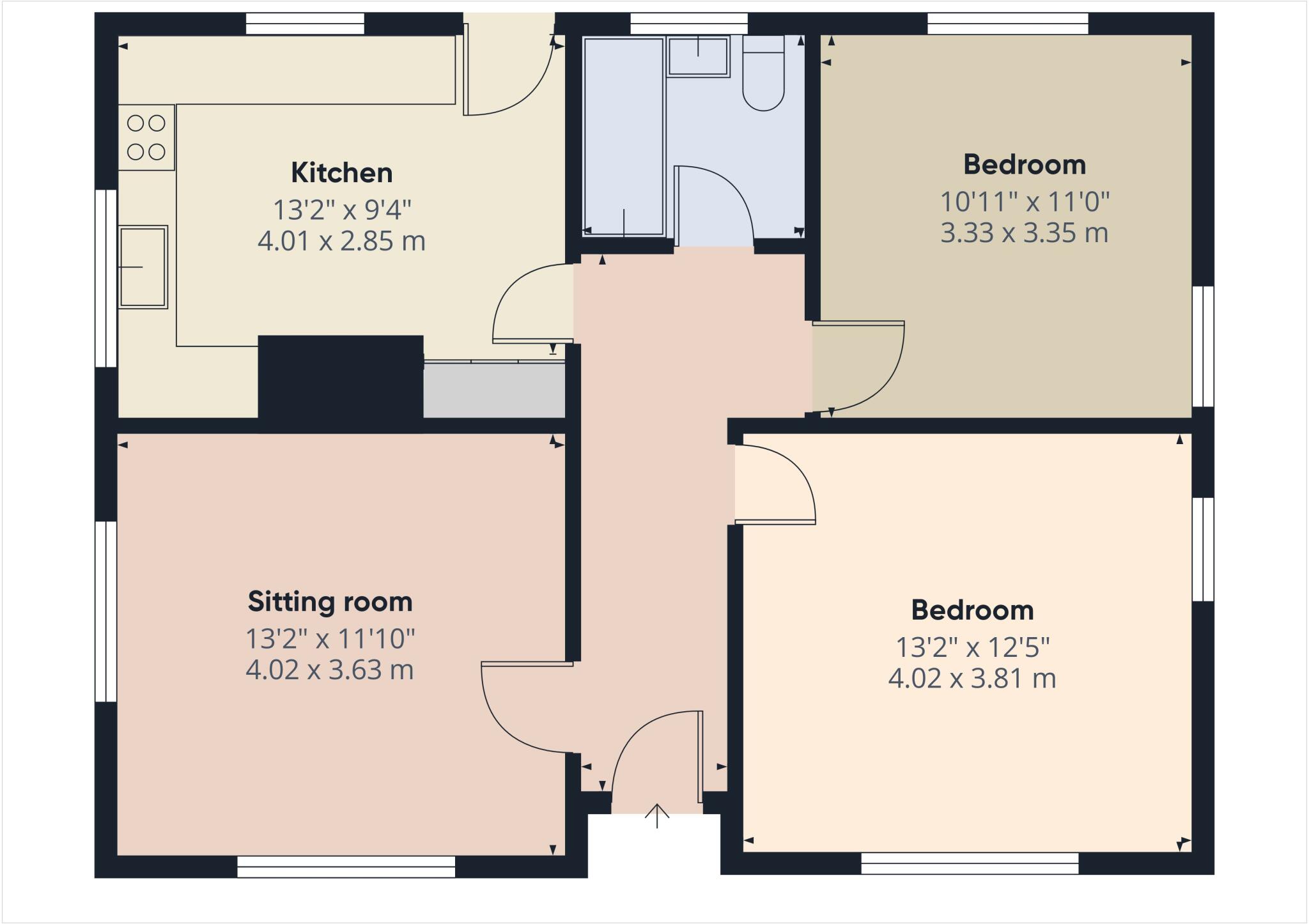 Tolleys, Crediton, Devon, EX17 floorplan
