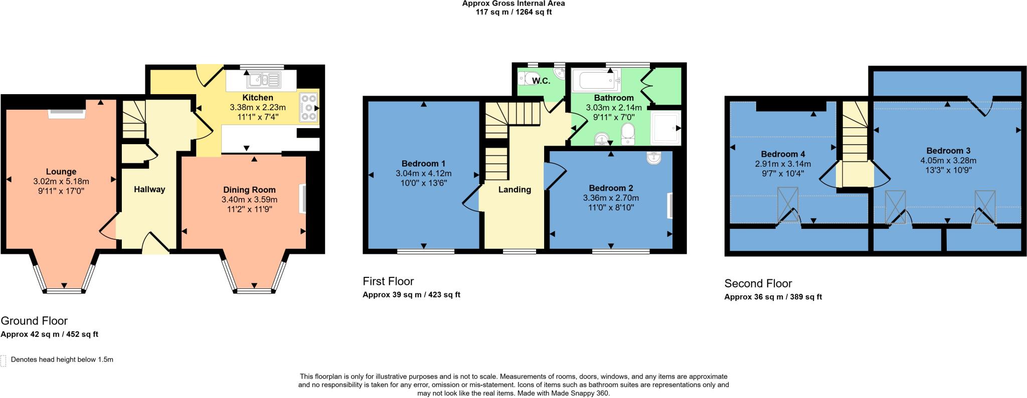 Diddies Lane, Stratton, Bude, EX23 floorplan