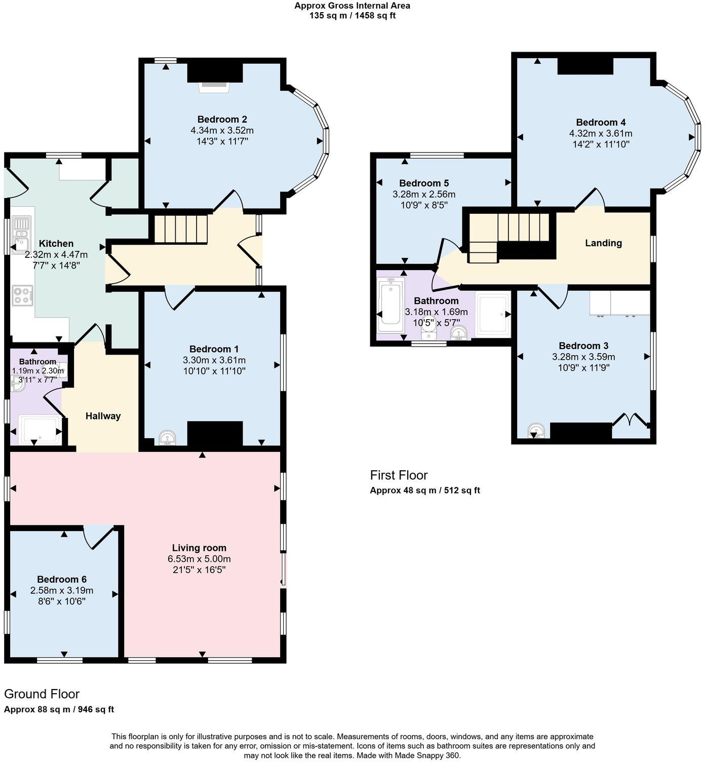 Tresillian Gardens, Exeter, EX4 floorplan