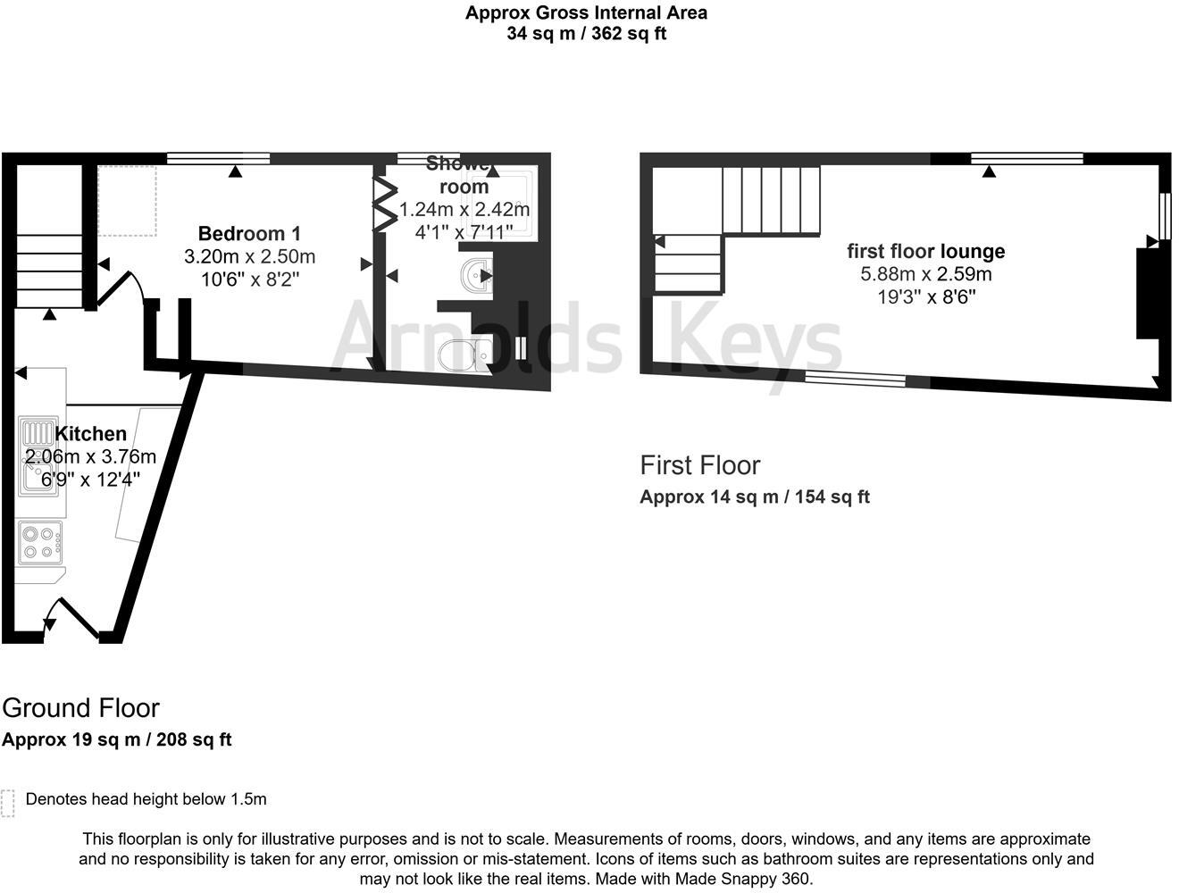 Beeston Road, Sheringham floorplan