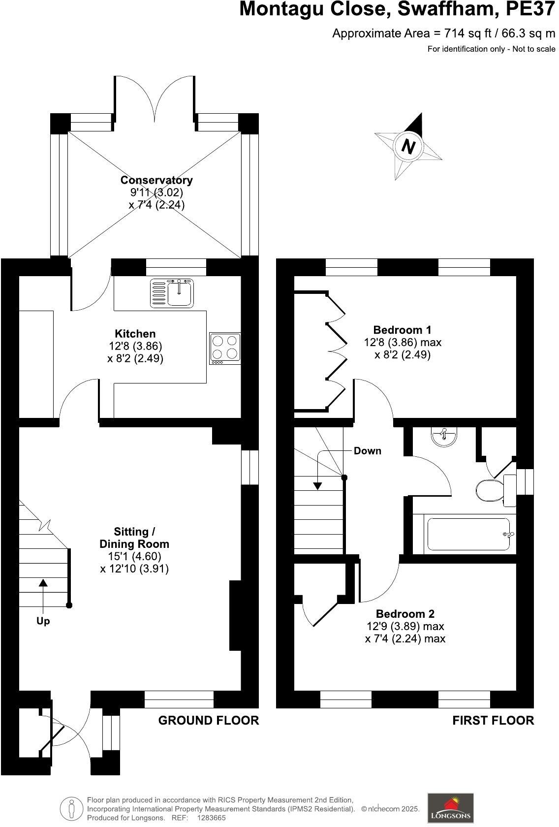 Montagu Close, Swaffham floorplan