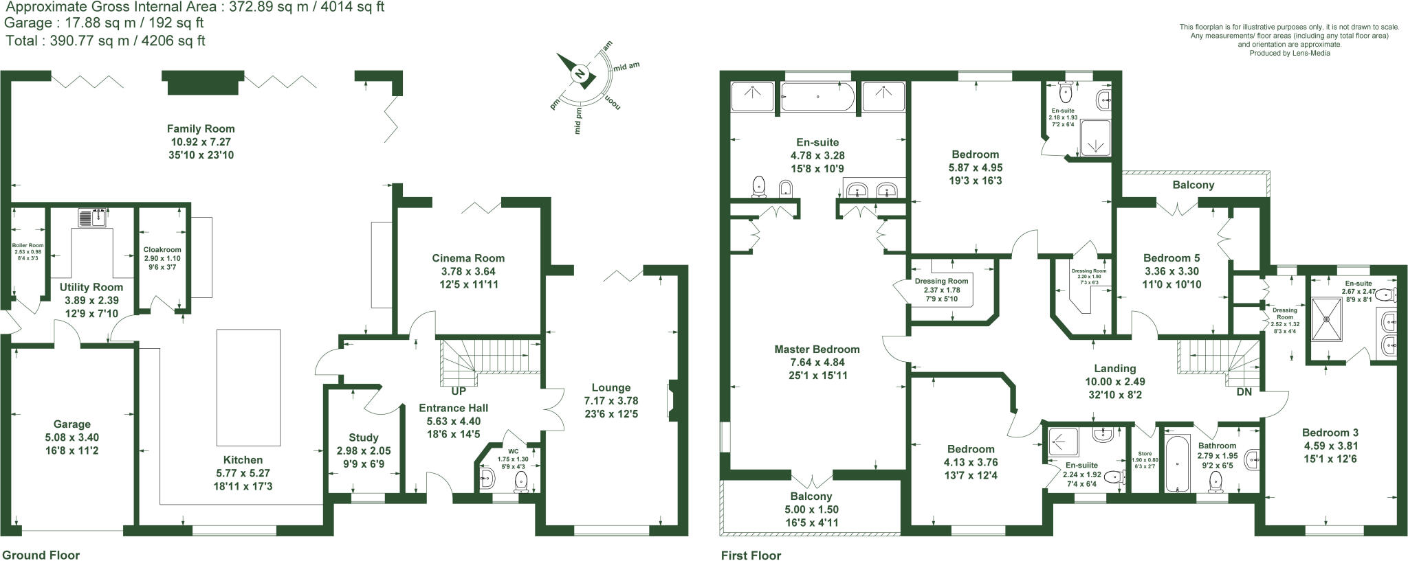 5, Hurstdene Close, Poulton-le-Fylde, Lancashire floorplan