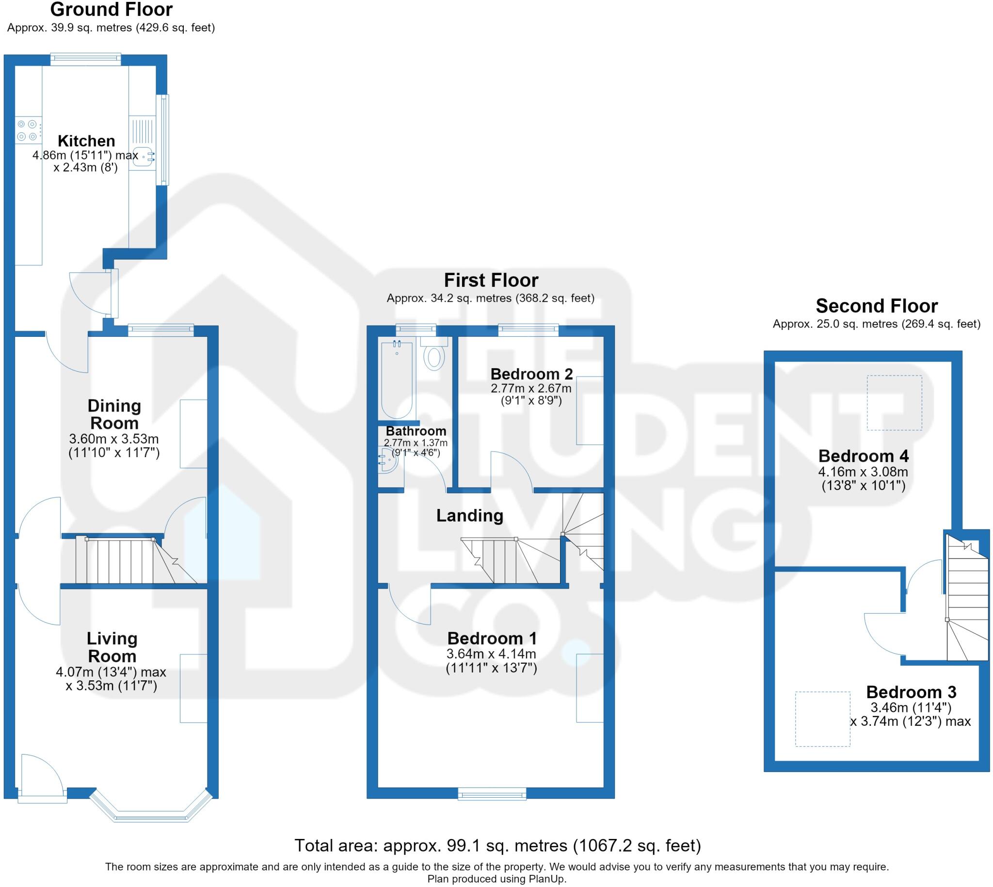 Lace Street, Dunkirk, NG7 floorplan