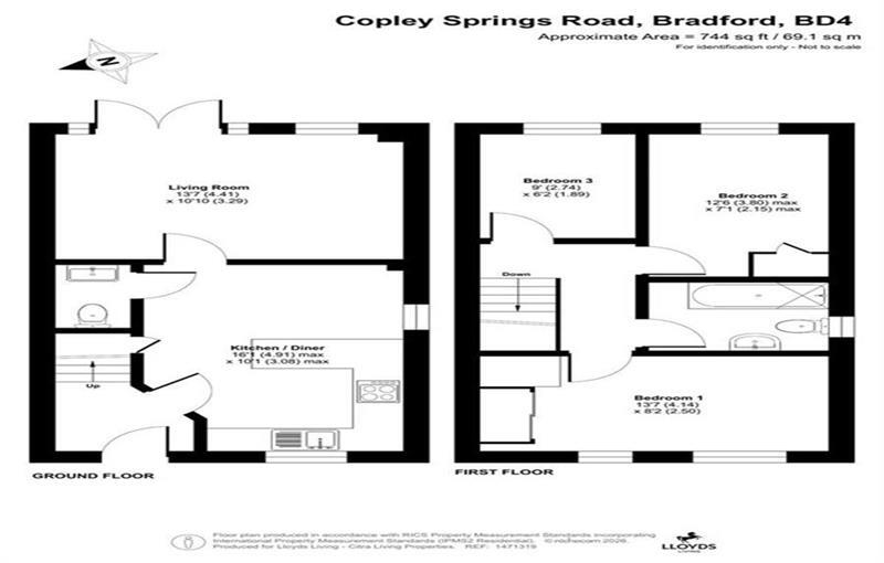 Spen Beck View, BD4 floorplan