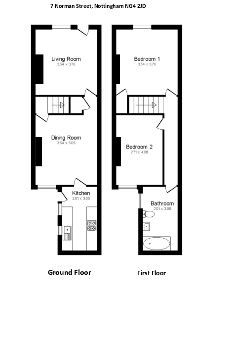 Norman Street, Netherfield, Nottingham, NG4 floorplan