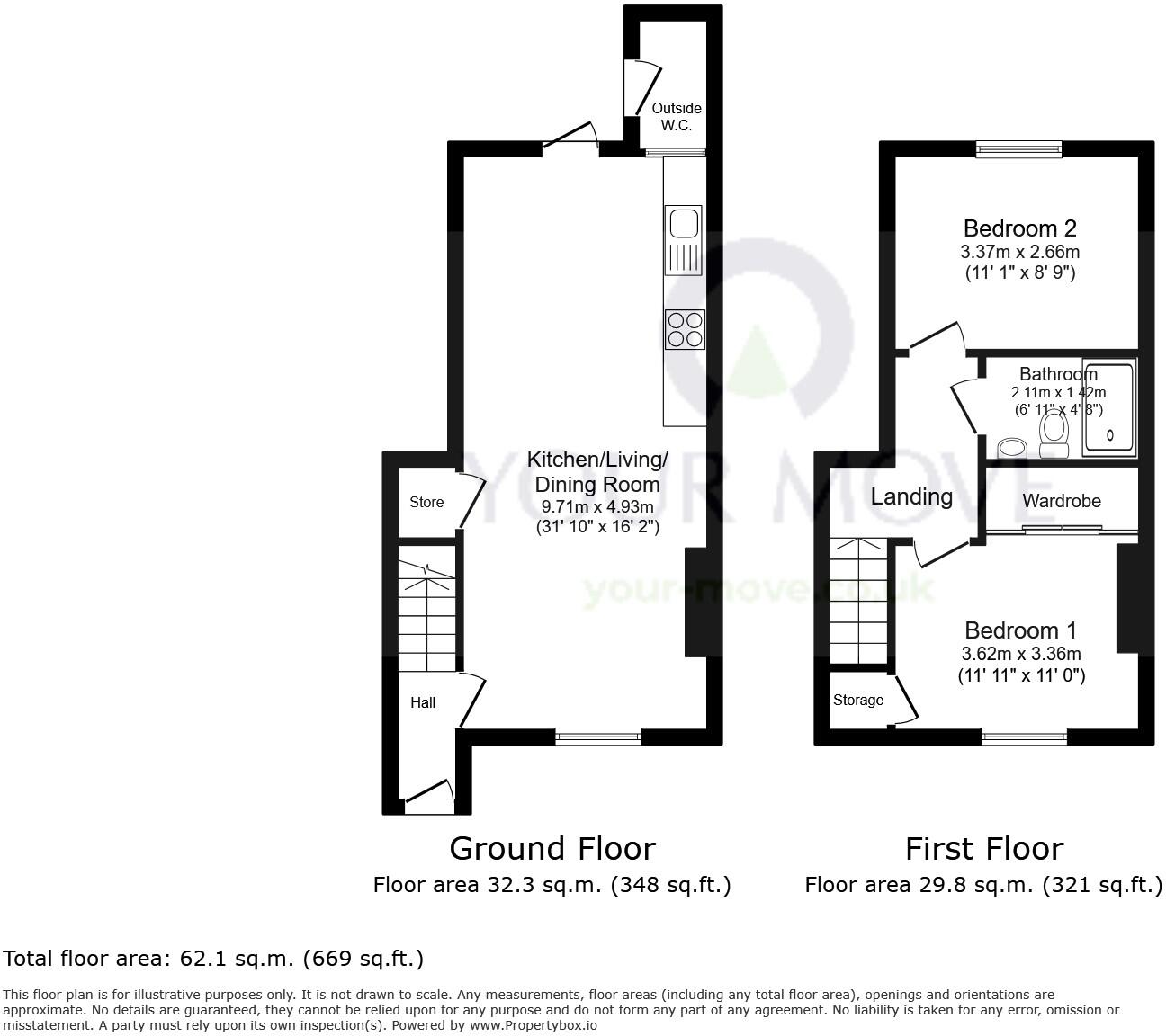 Waterloo Road, Sutton, SM1 floorplan