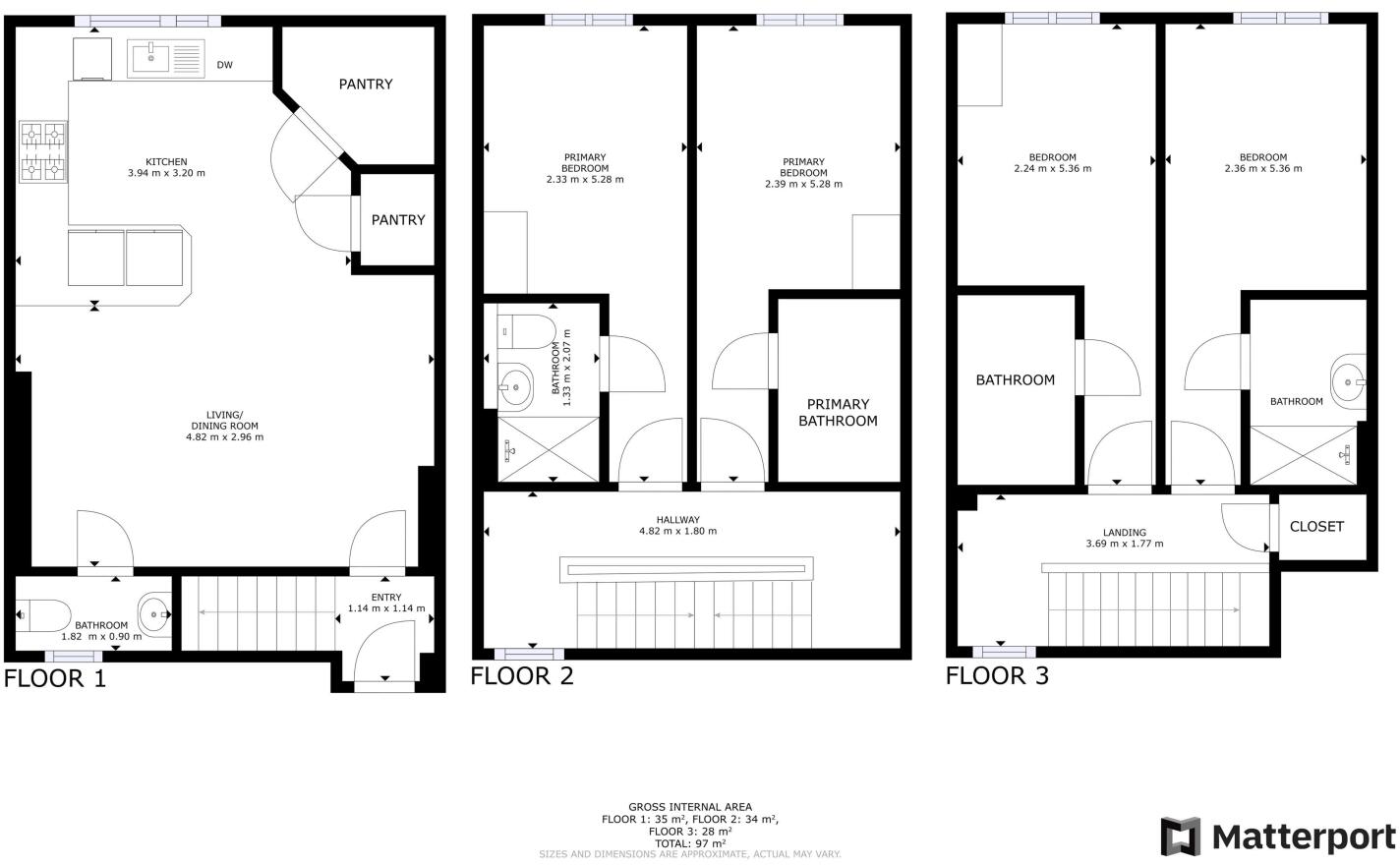 21 Kilbourn Street, Nottingham, Ng3 1bq floorplan