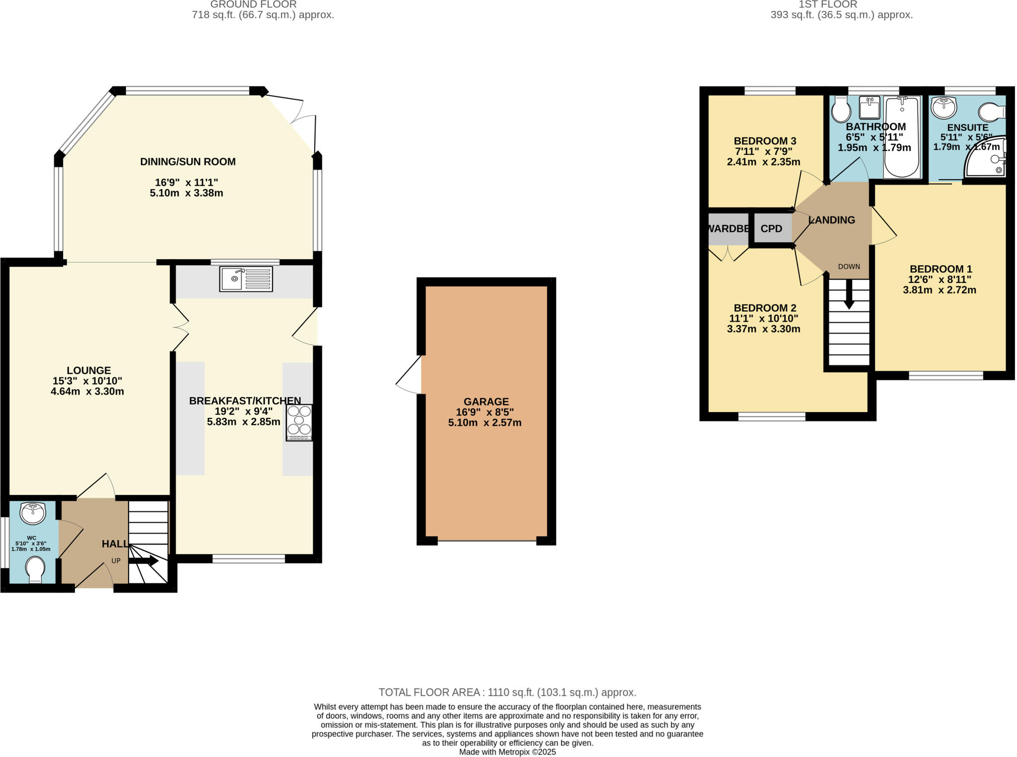Mitchell Close, Skellingthorpe, LN6 floorplan
