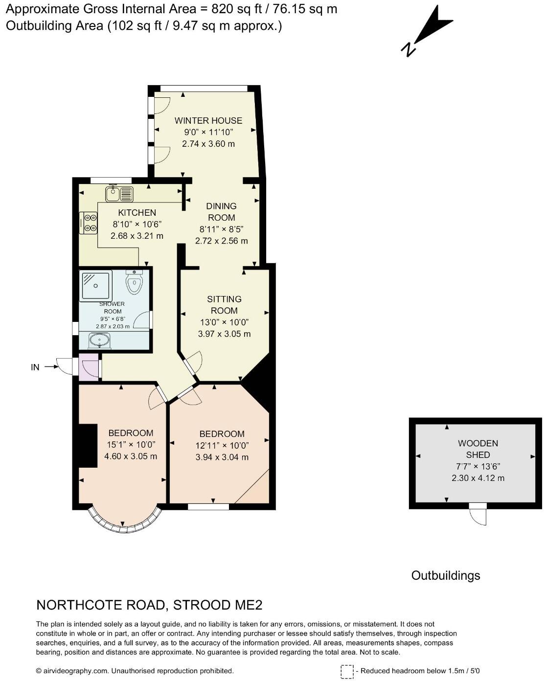 Northcote Road, Rochester, Kent, ME2 floorplan