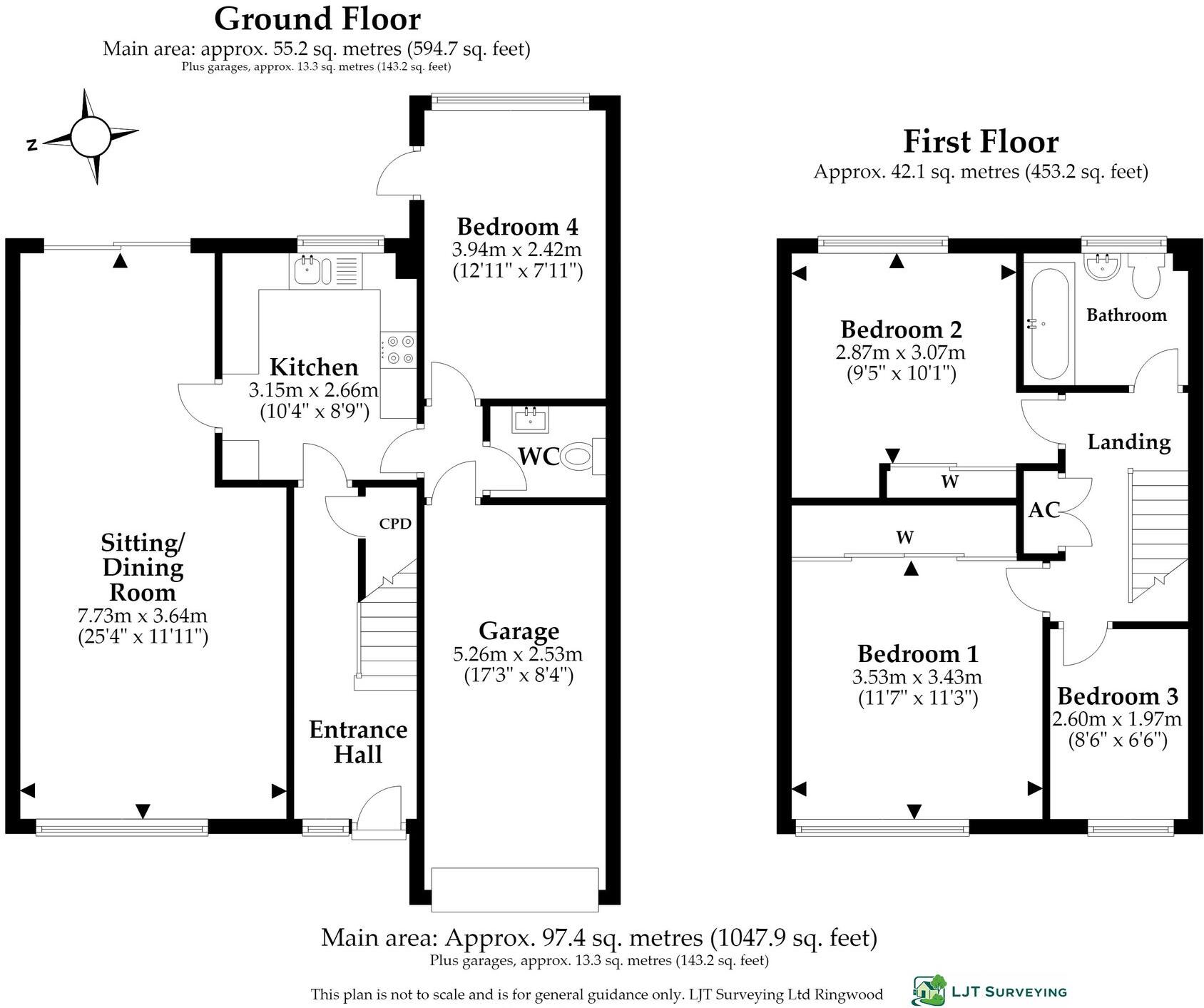 Croft Road, Ringwood, BH24 floorplan