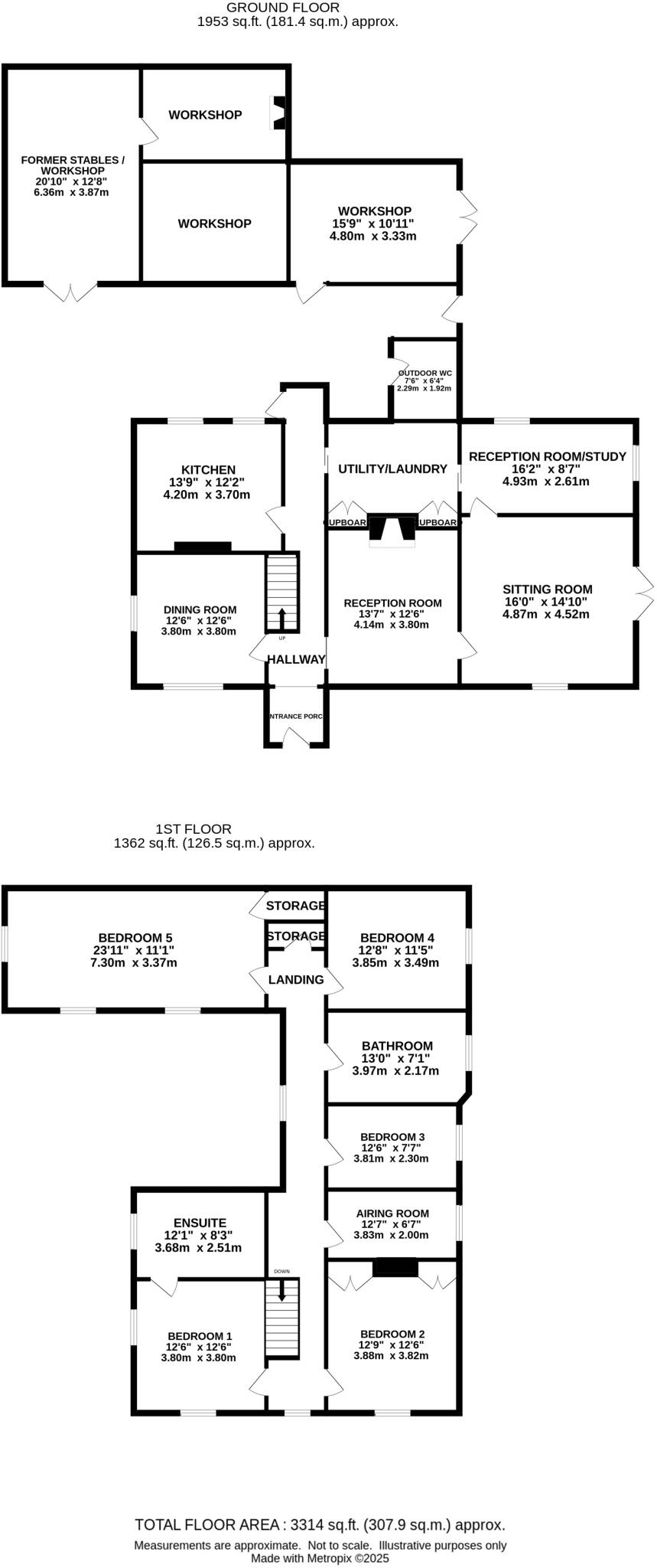Spa House, Church Road, Shelfanger, Diss, Norfolk IP22 2DG floorplan