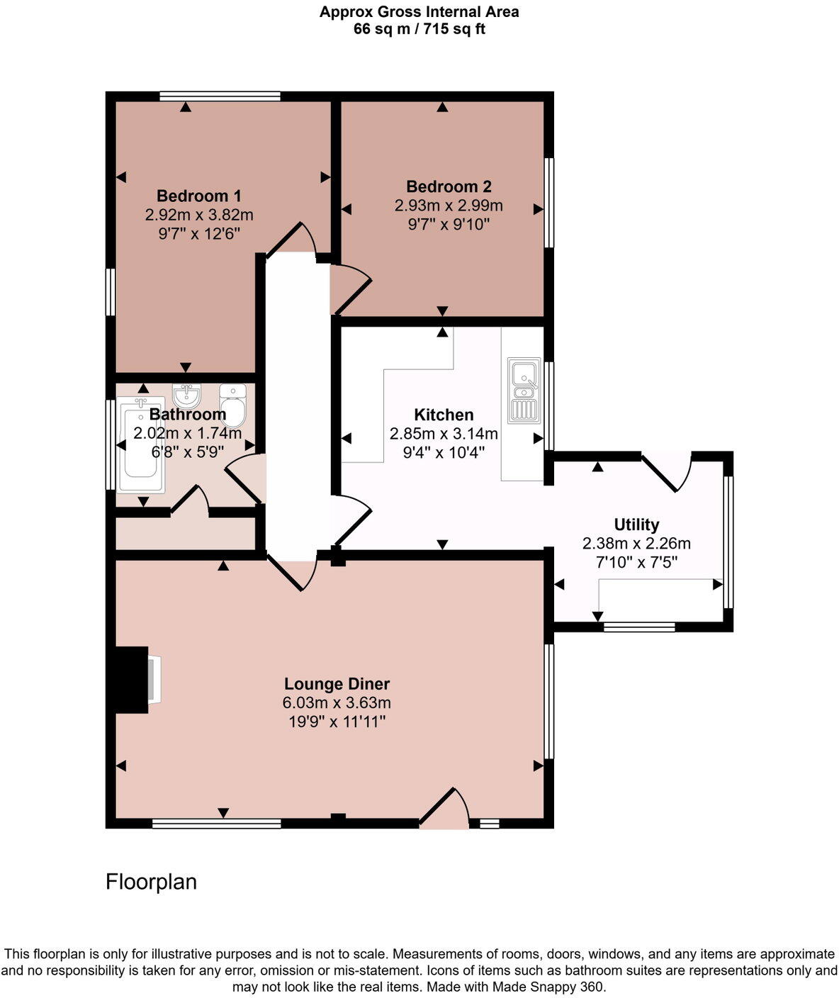 St. Dominic Park, Harrowbarrow, Callington, Cornwall, PL17 8BN floorplan