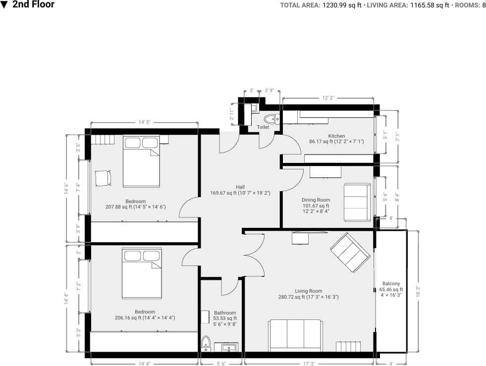 Waterford Road, Prenton, Merseyside, CH43 floorplan