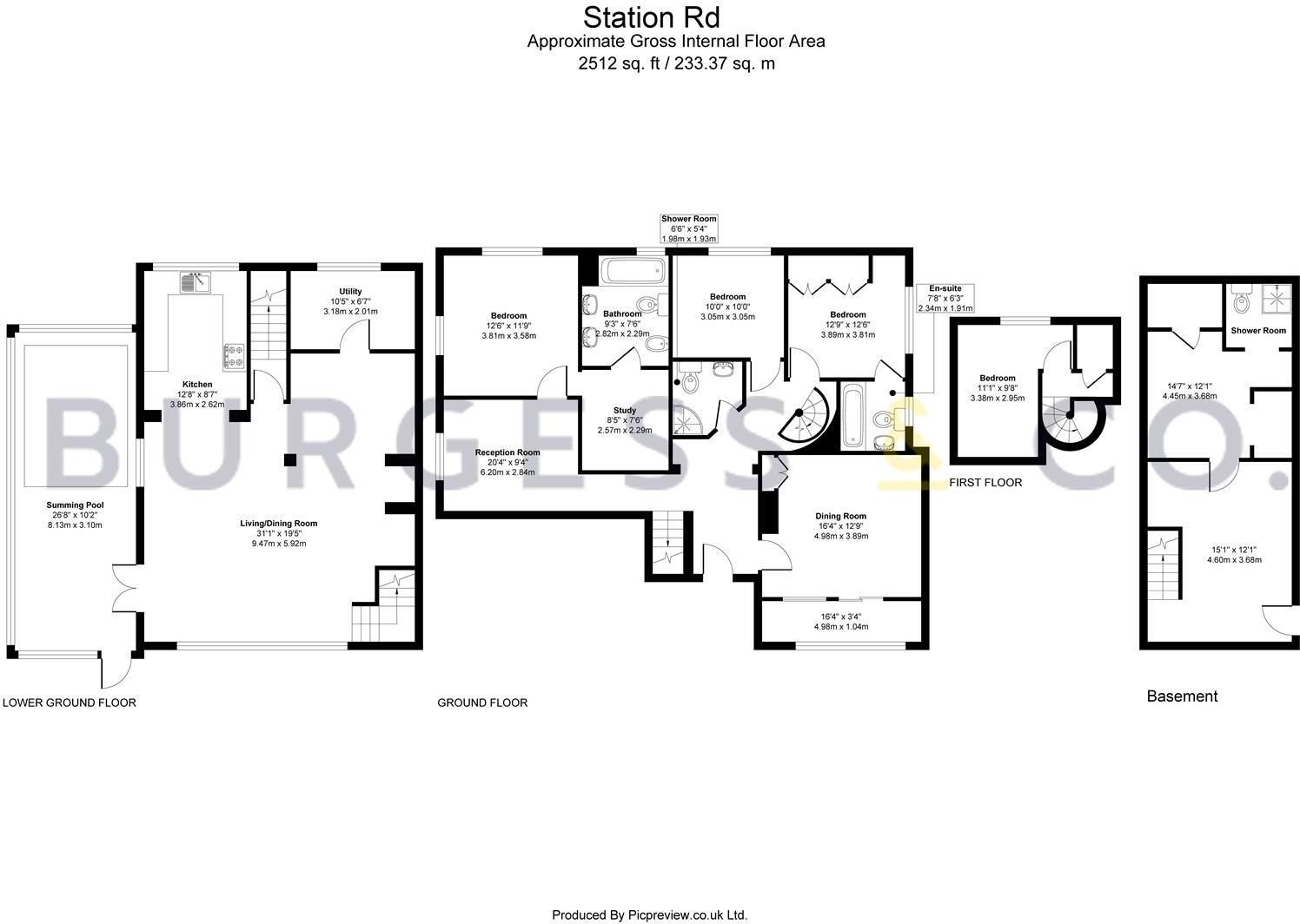 Station Road, Crowhurst floorplan
