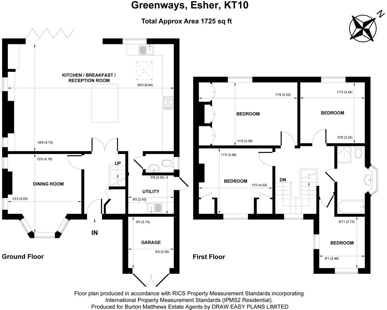 Greenways, Hinchley Wood floorplan